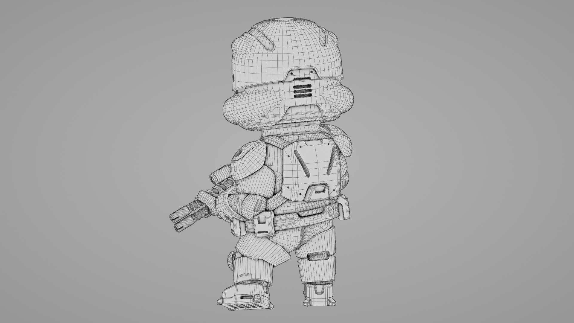 TOON TROOPER UV-500 RIGGED 3D model_37
