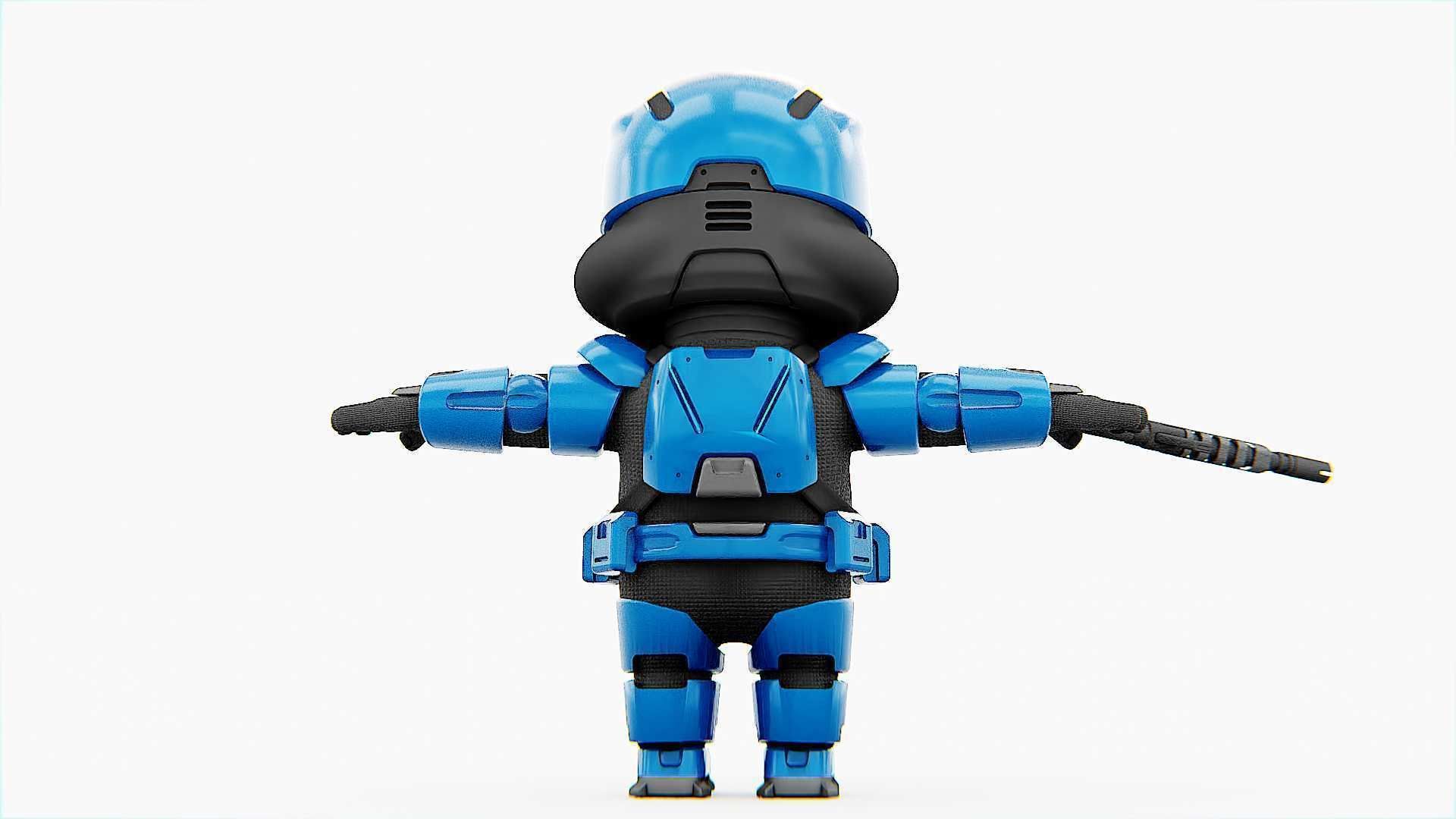 TOON TROOPER UV-500 RIGGED 3D model_29