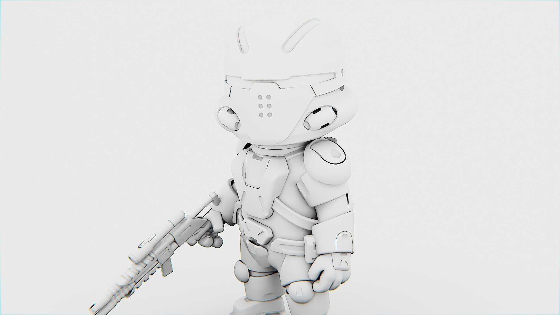TOON TROOPER UV-500 RIGGED 3D model_31