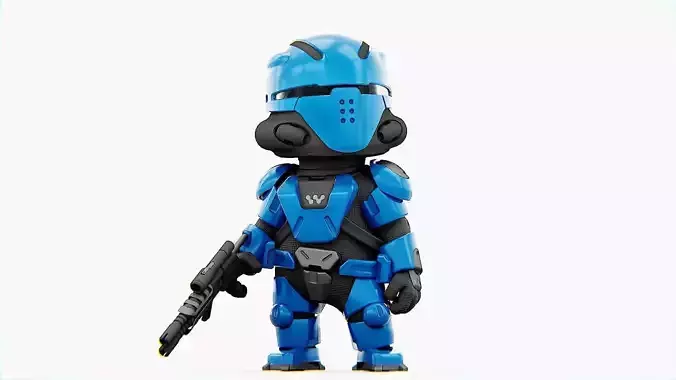 TOON TROOPER UV-500  RIGGED