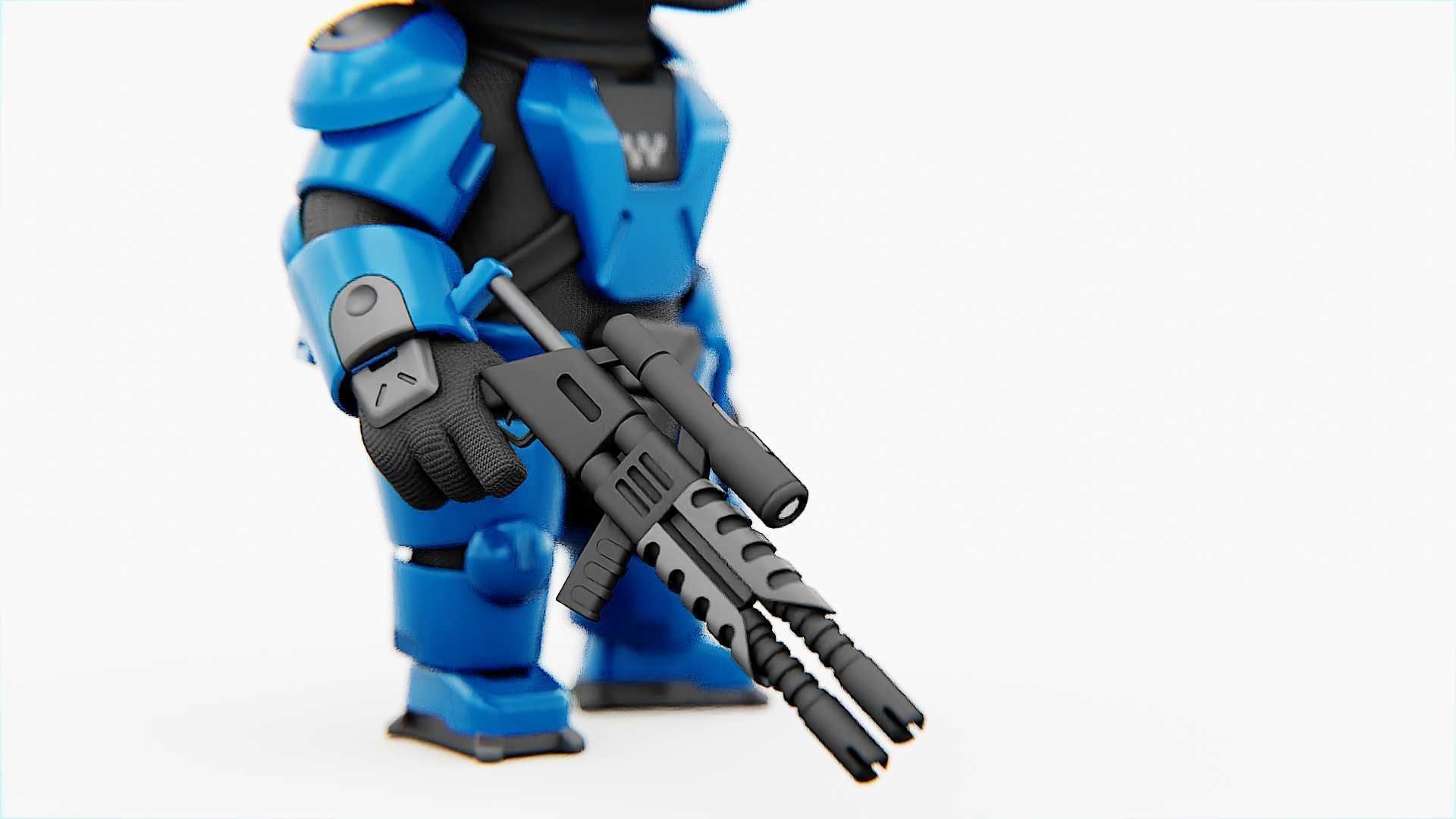 TOON TROOPER UV-500 RIGGED 3D model_18