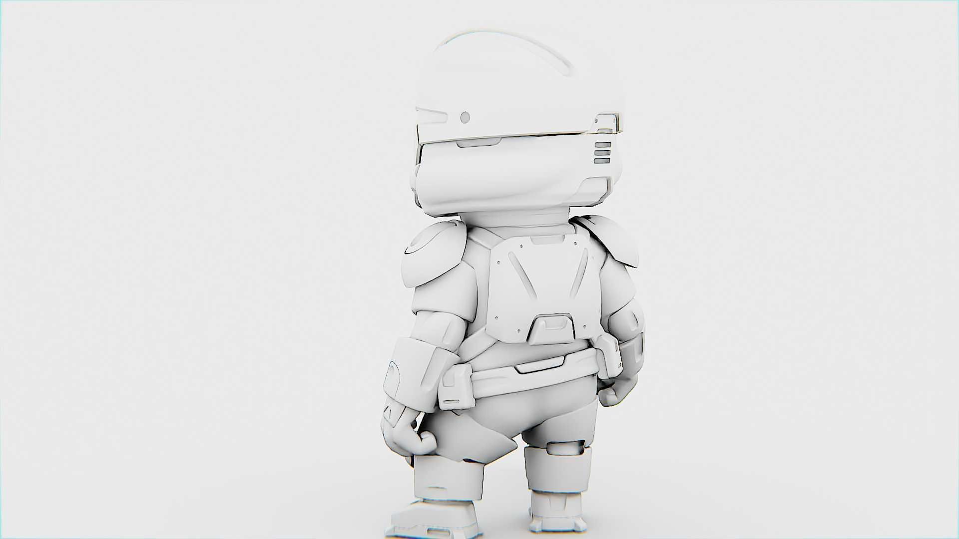 TOON TROOPER UV-500 RIGGED 3D model_32