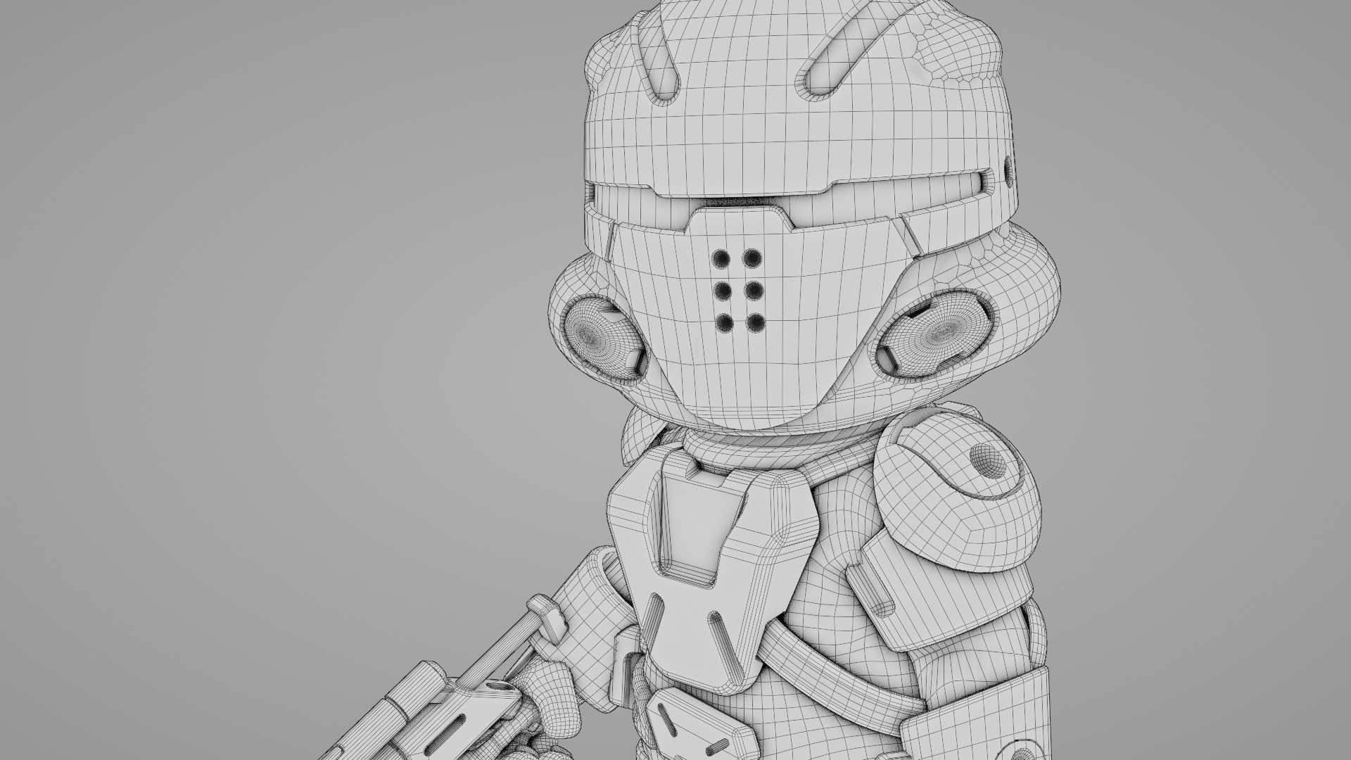 TOON TROOPER UV-500 RIGGED 3D model_39