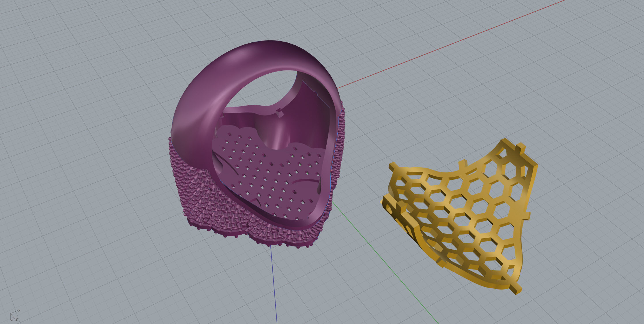 Cross Ring 3D print model_16