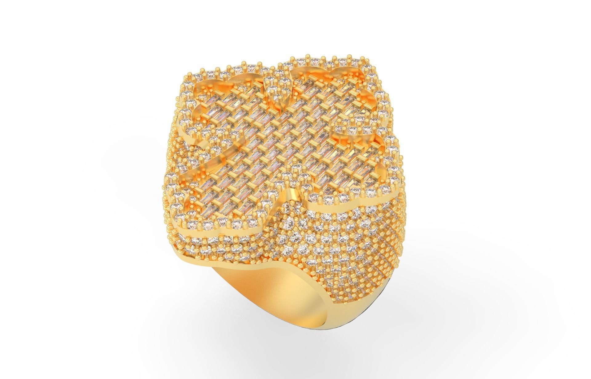 Cross Ring 3D print model_5