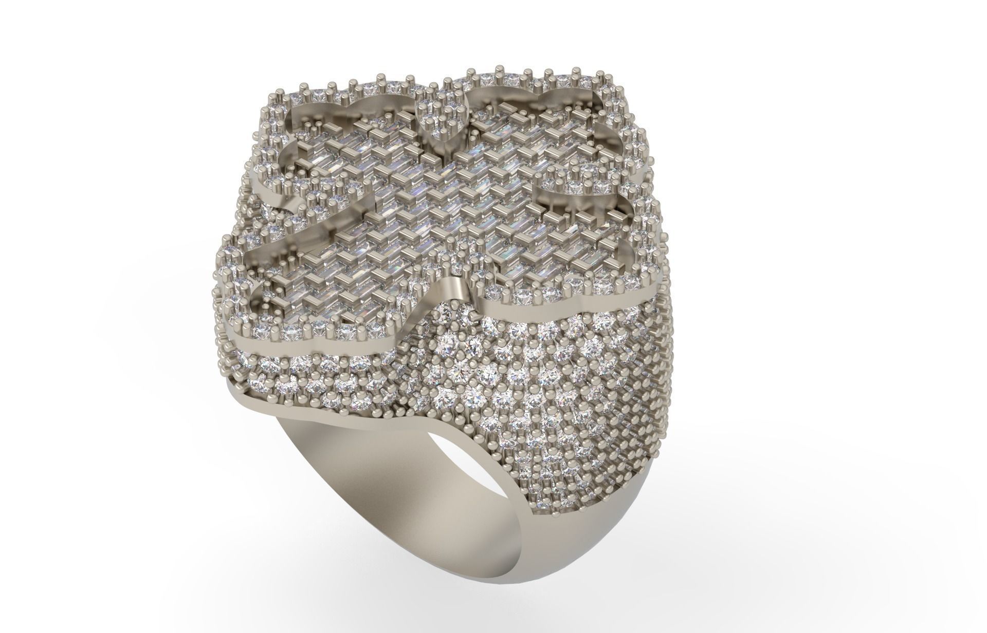 Cross Ring 3D print model_2