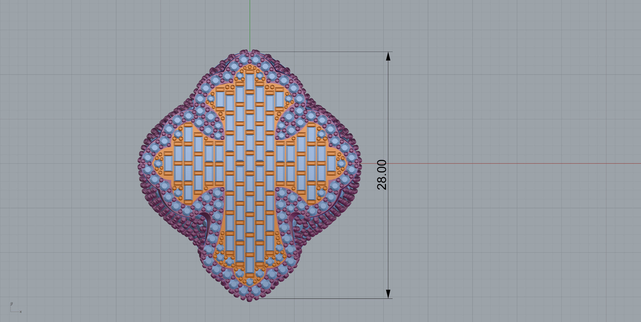 Cross Ring 3D print model_13