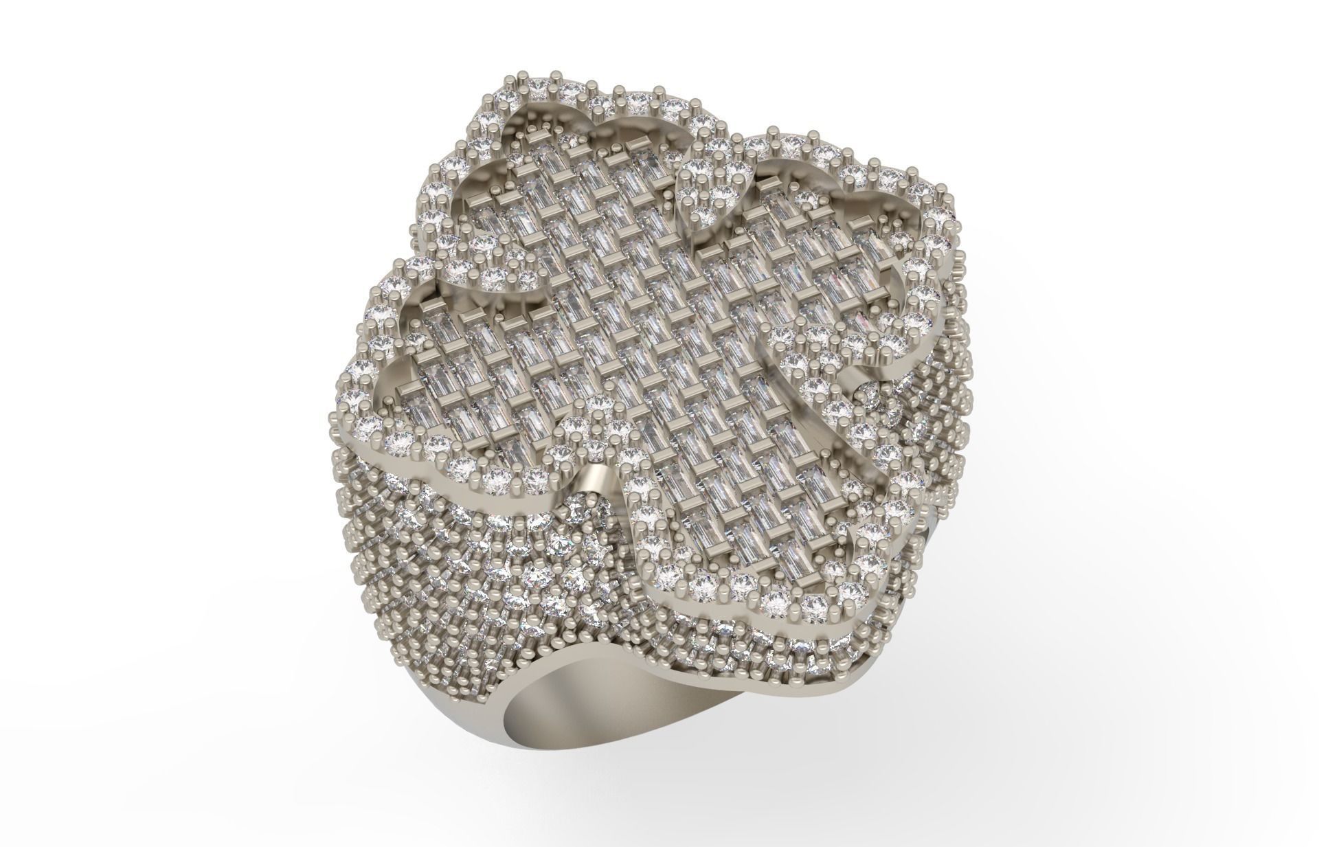 Cross Ring 3D print model_1