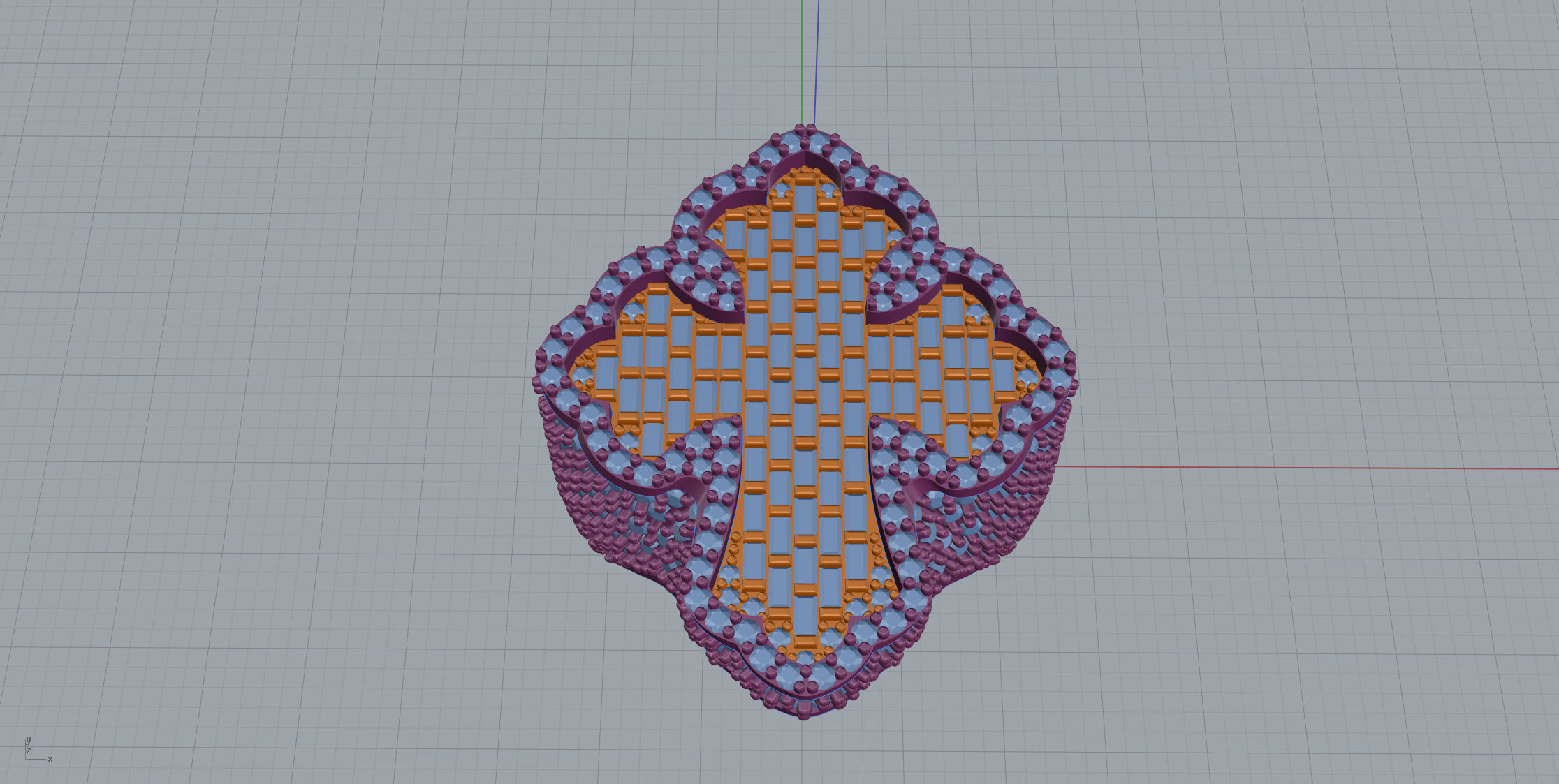 Cross Ring 3D print model_12