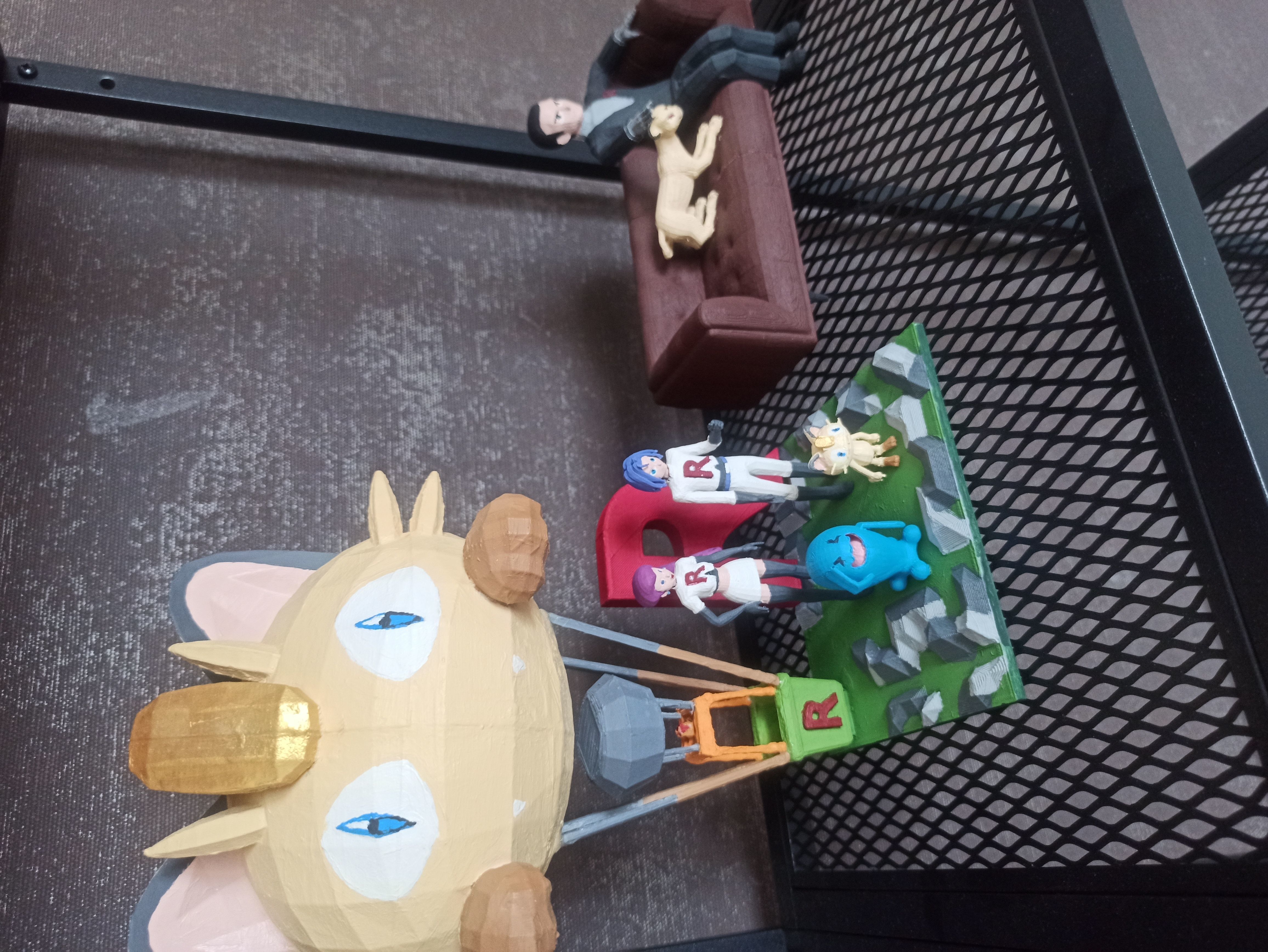 POKEMON ROCKET TEAM  3D print model_10