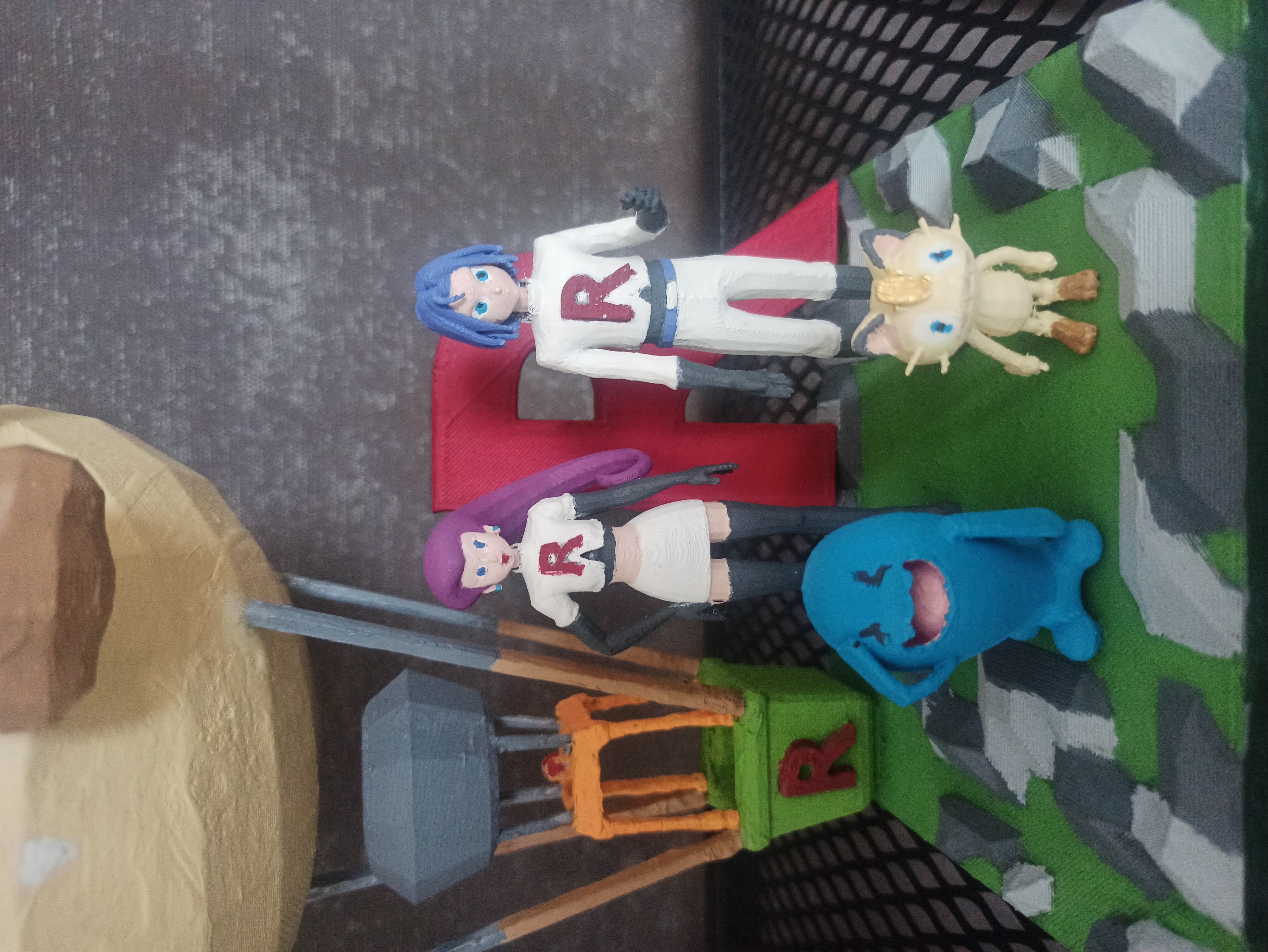 POKEMON ROCKET TEAM  3D print model_8