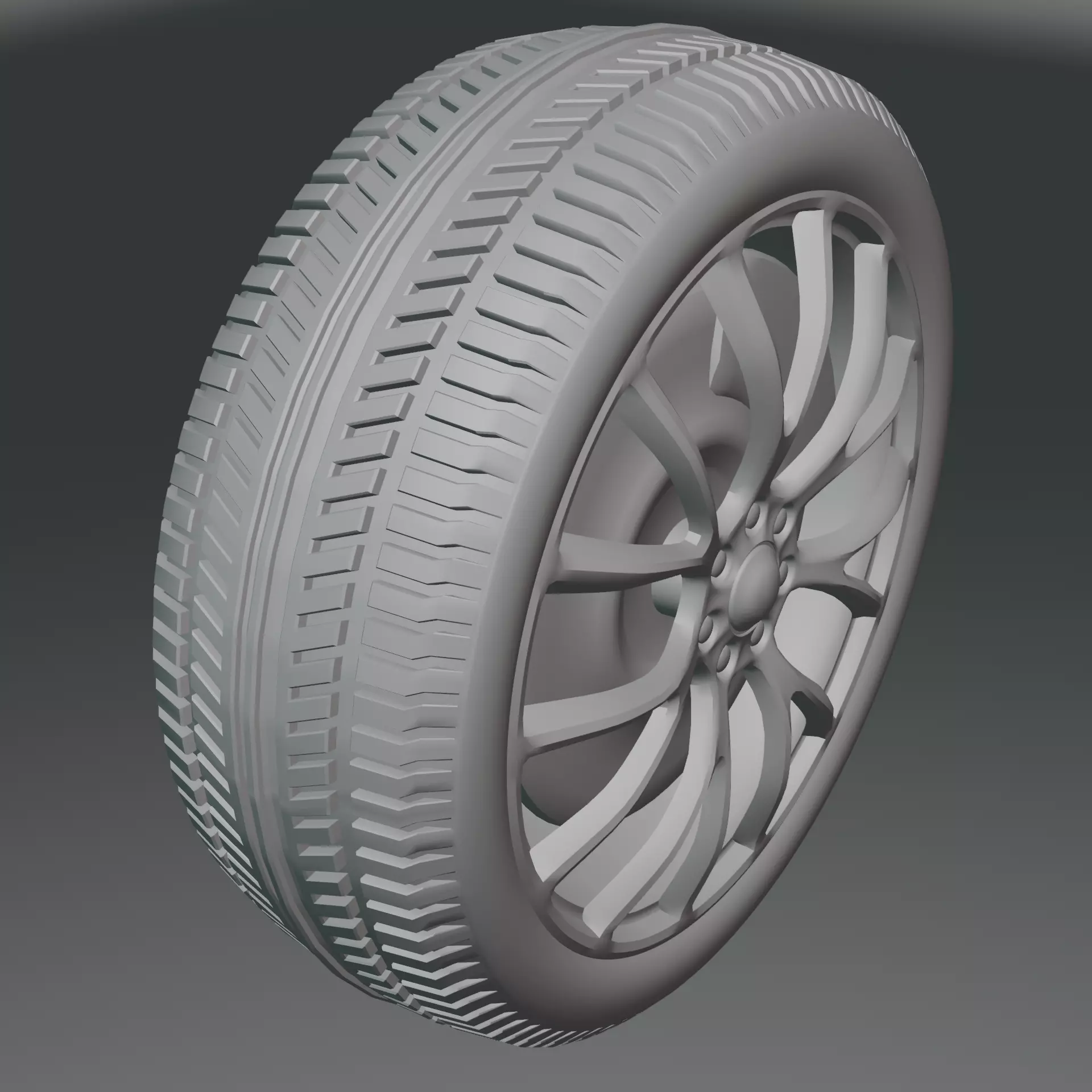 Car Rim Free 3D model_0