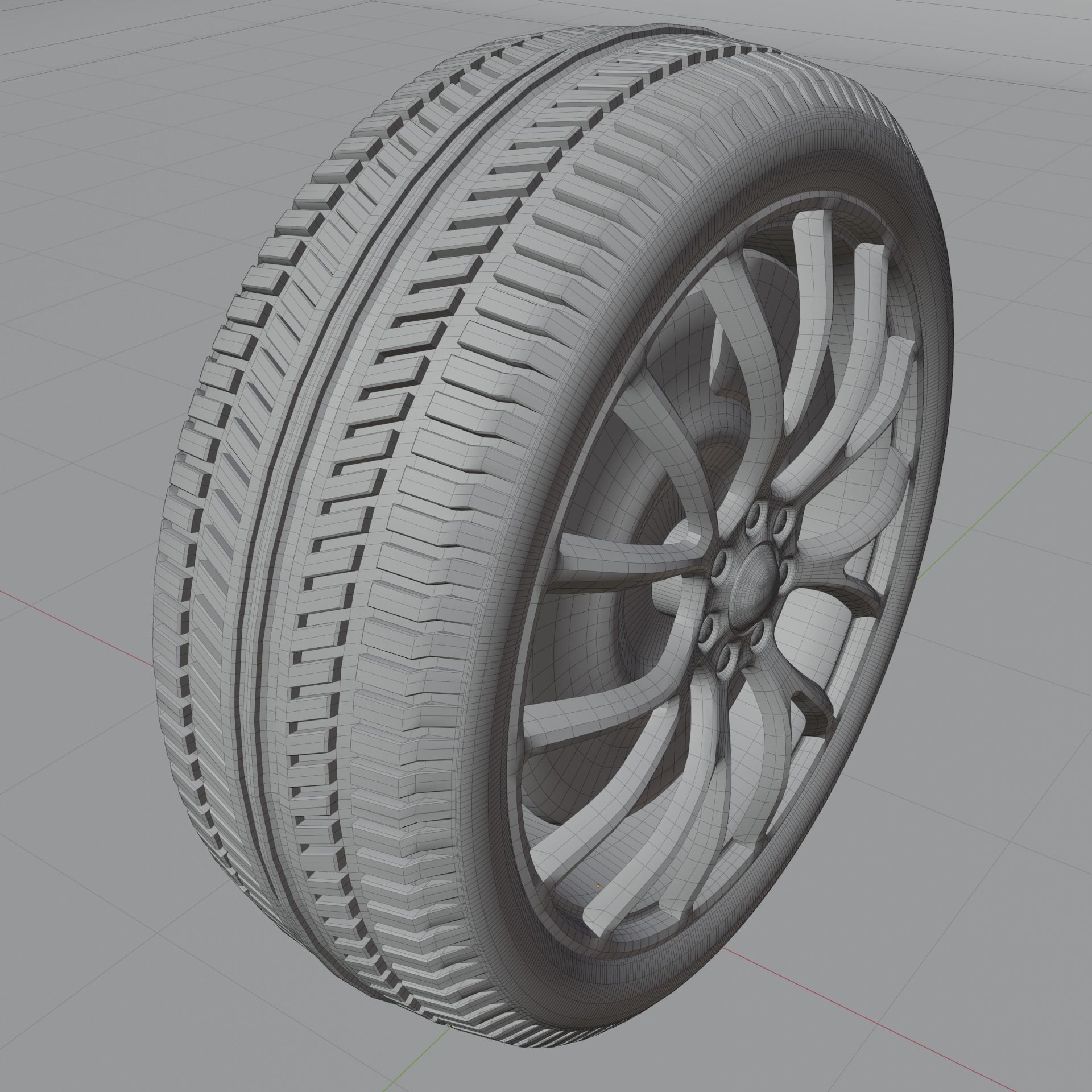 Car Rim Free 3D model_6