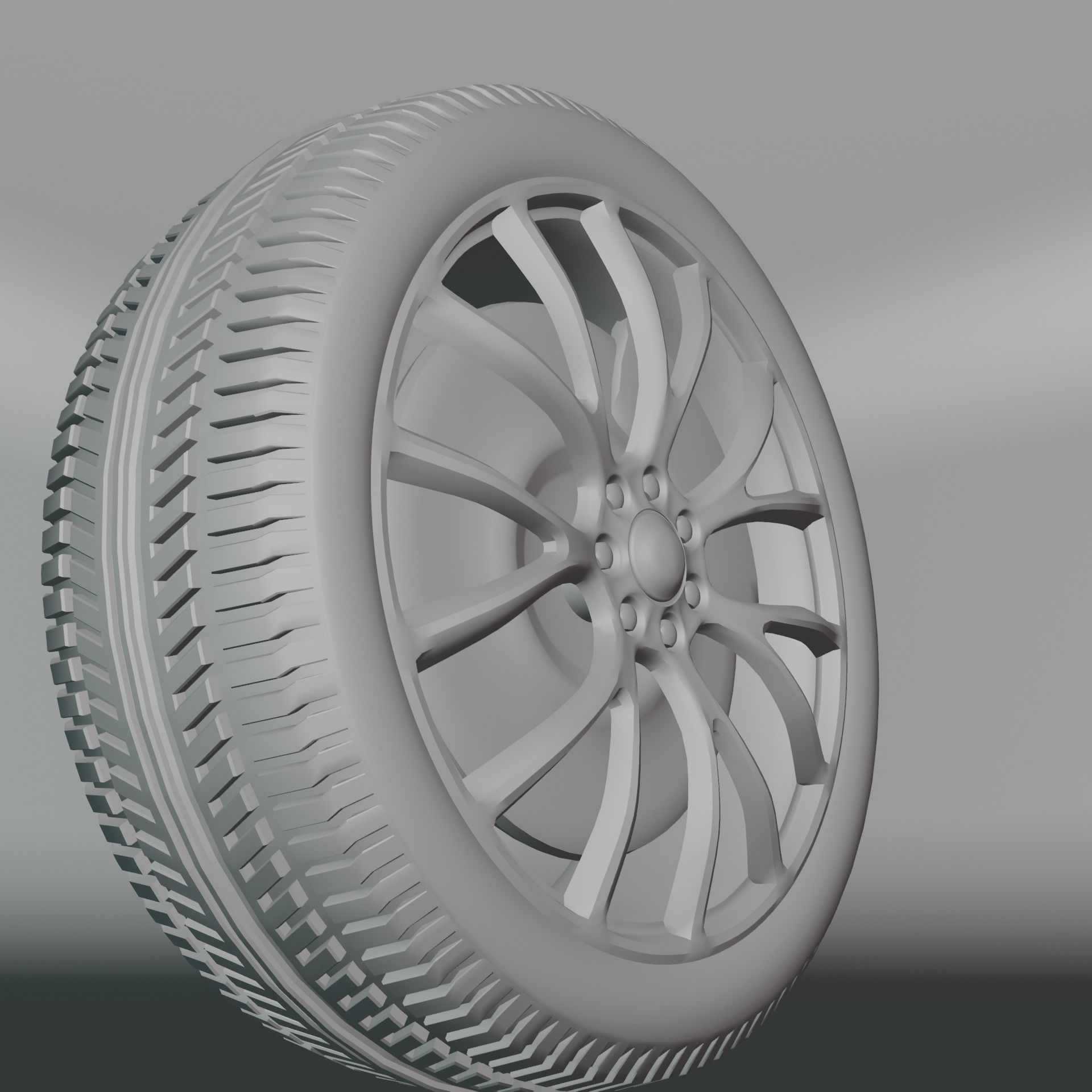 Car Rim Free 3D model_5