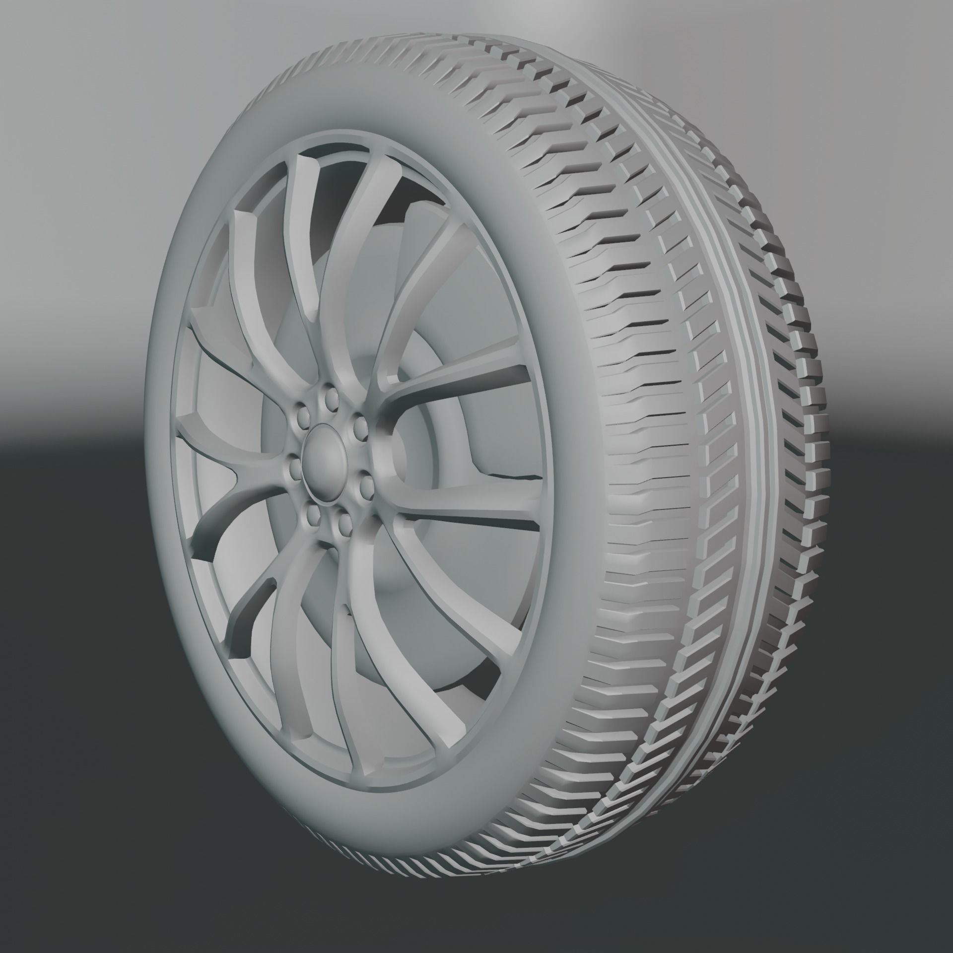 Car Rim Free 3D model_2