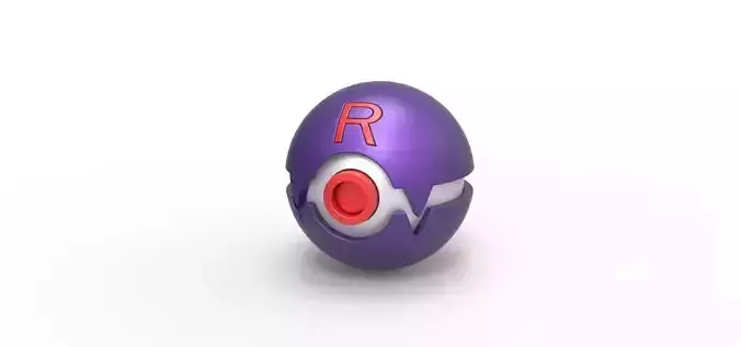 Team Rocket Ball Journeys 3D print model Team Rocket Ball Journeys 3D print model