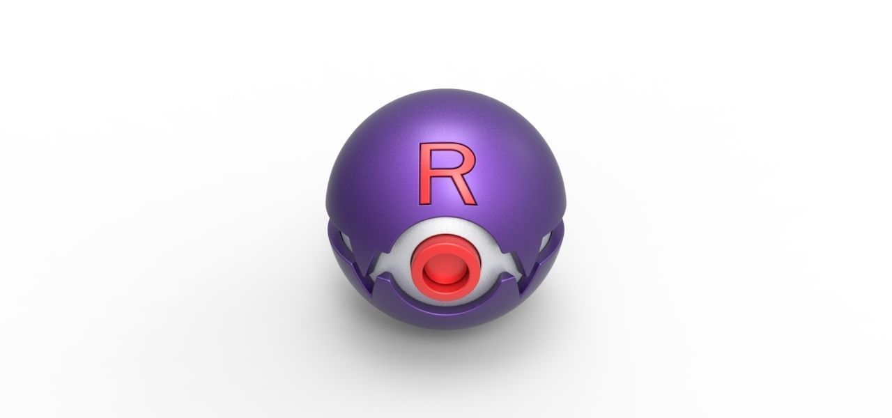 Team Rocket Ball Journeys 3D print model_3