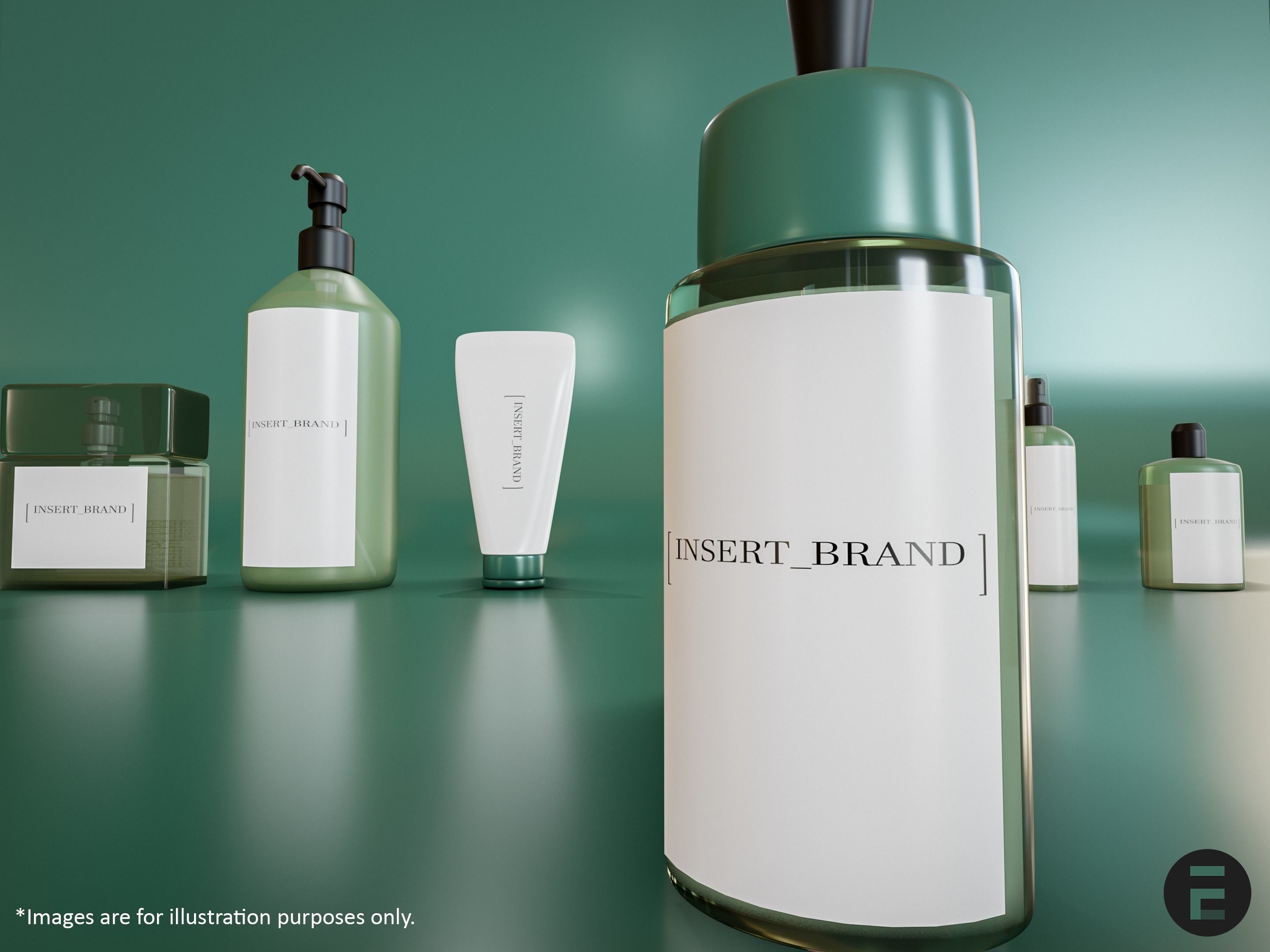 Cosmetic Mockup 3D model_5