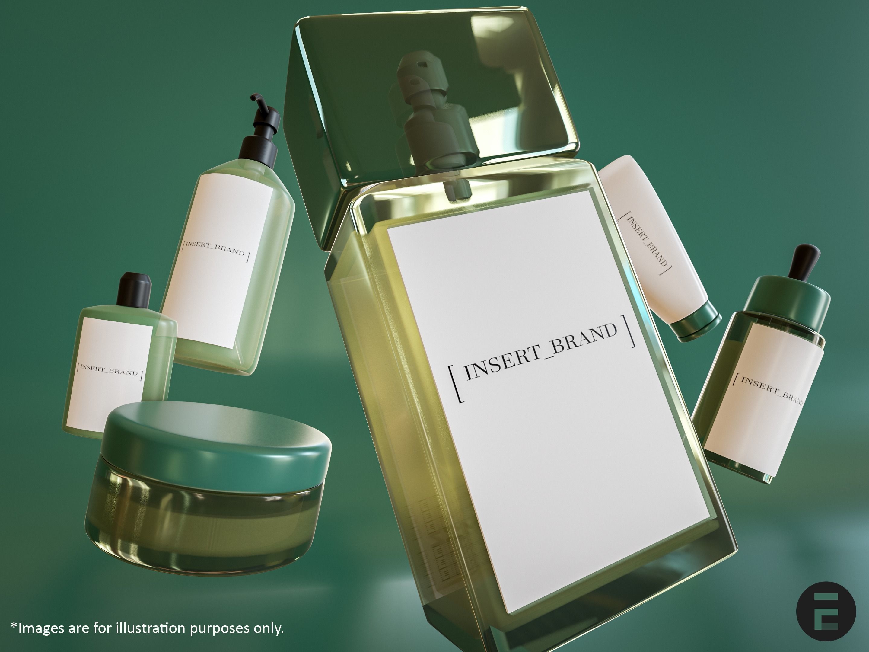 Cosmetic Mockup 3D model_3