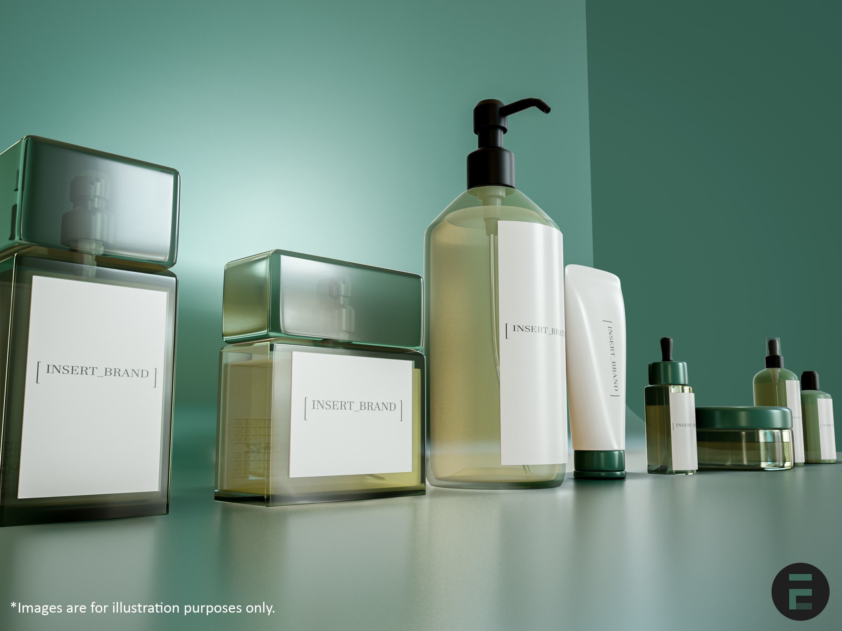 Cosmetic Mockup 3D model_2