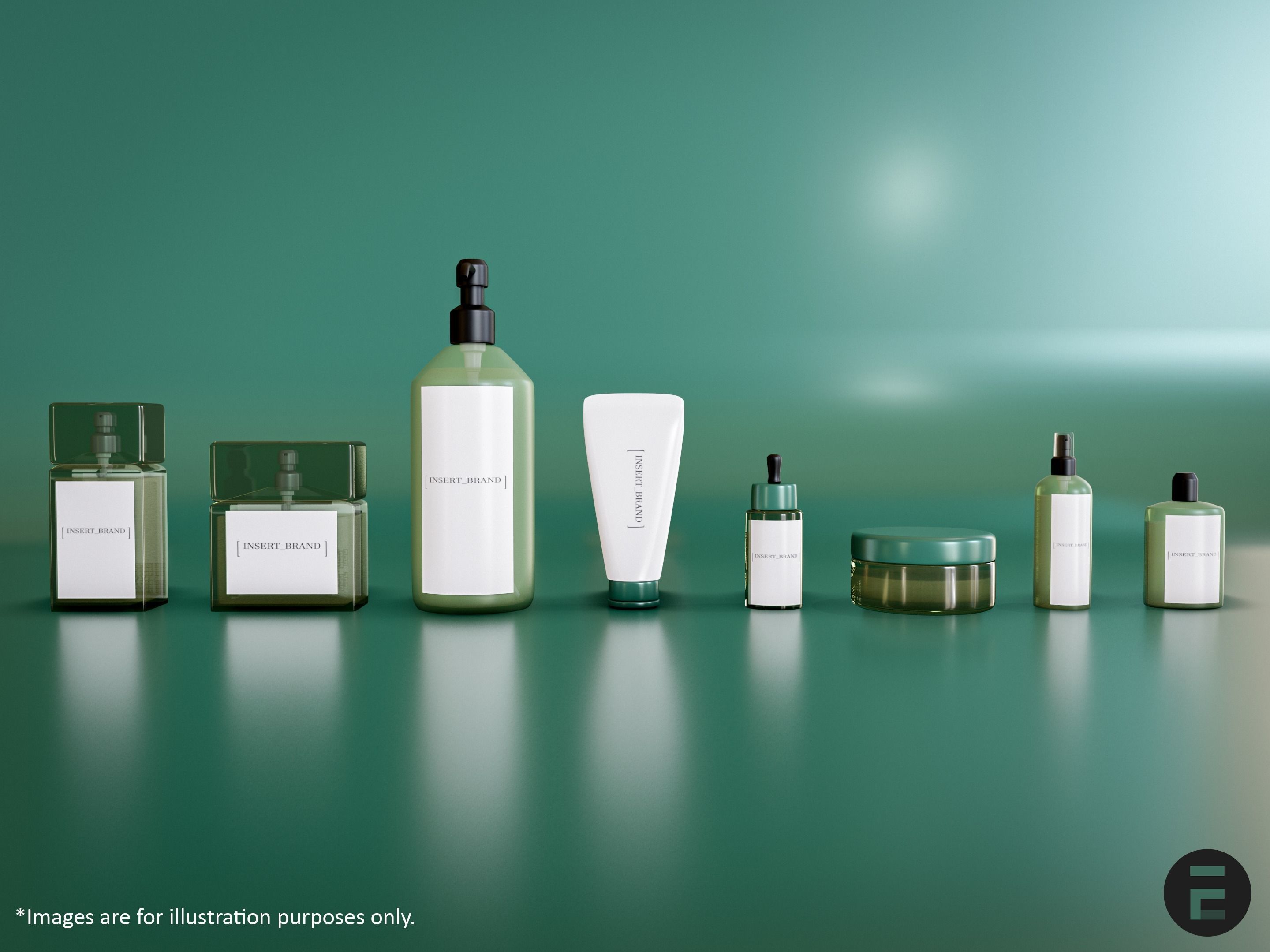 Cosmetic Mockup 3D model_1