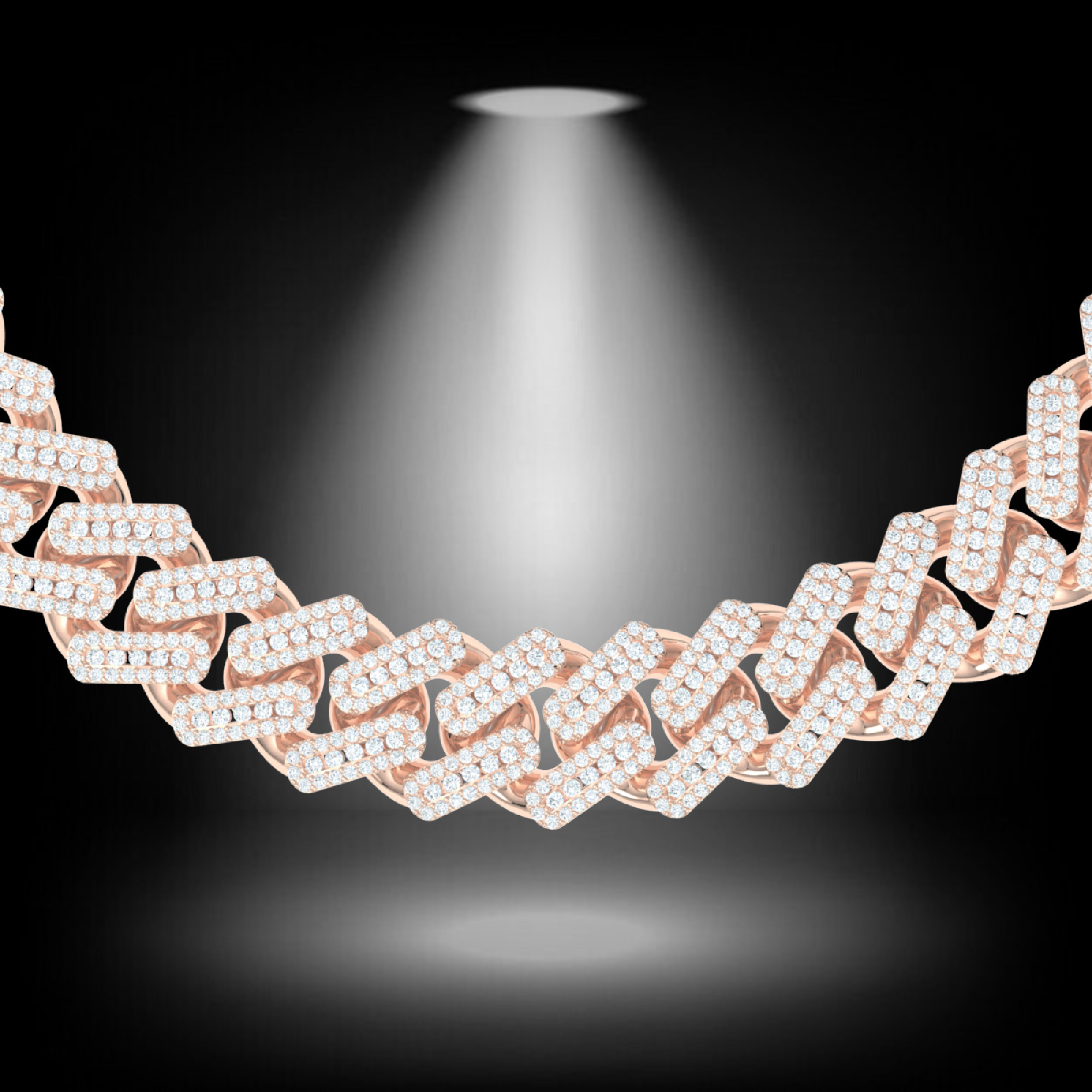 CUBAN CHAIN 3D print model_5