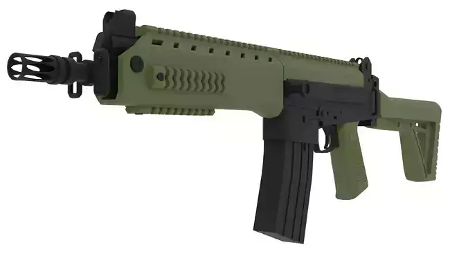 IMBEL IA2   low poly 