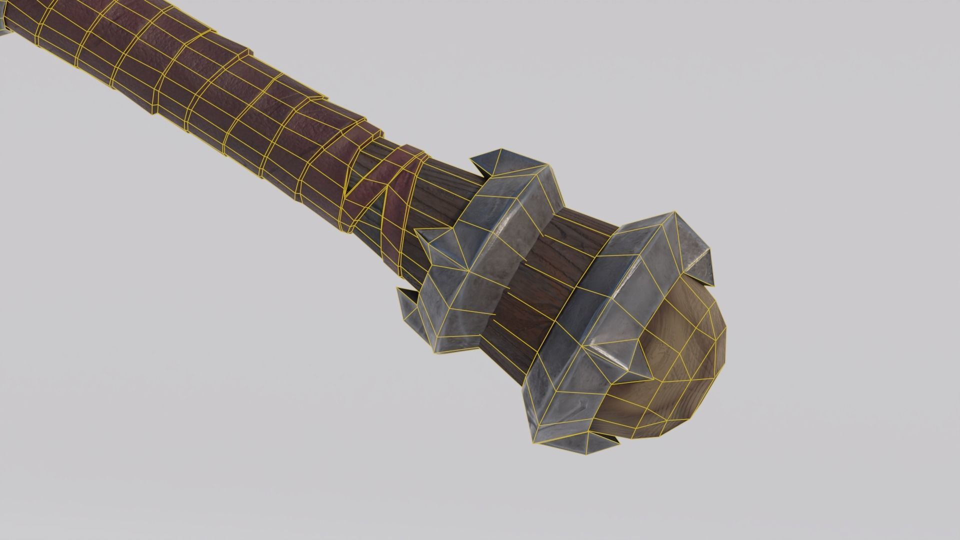 Doomhammer from WoW Low-poly 3D model_8