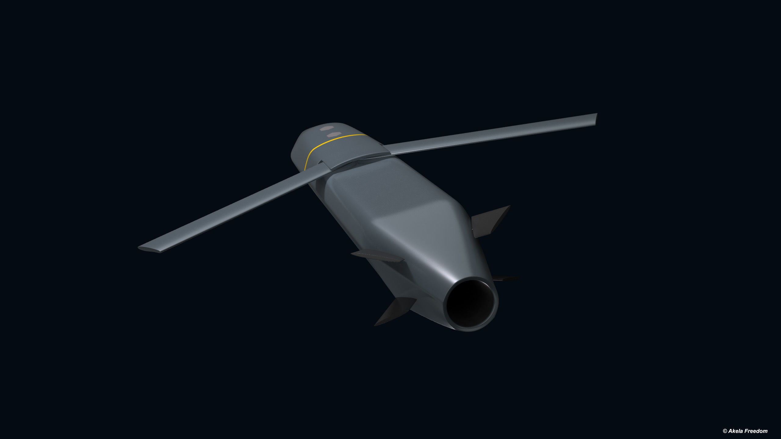 Type 12 Surface-to-Ship Missile 3D model_5