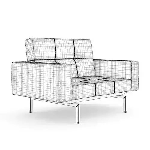 Black Leather Armchair II