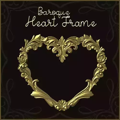Baroque Heart Frame