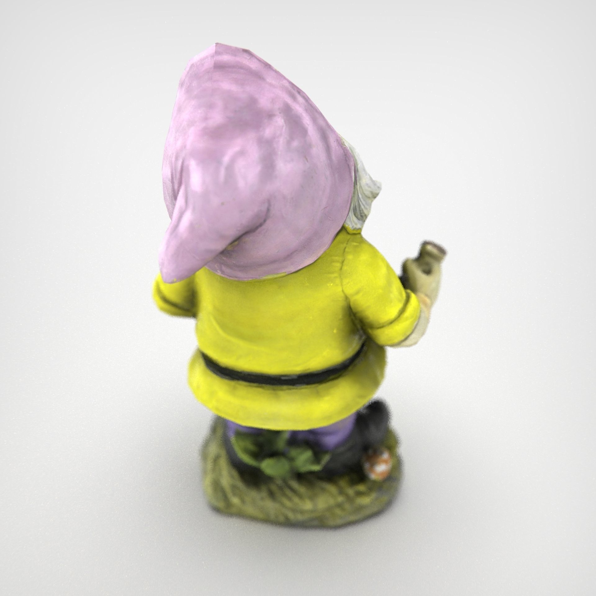 Garden Gnome 9 Low-poly 3D model_15