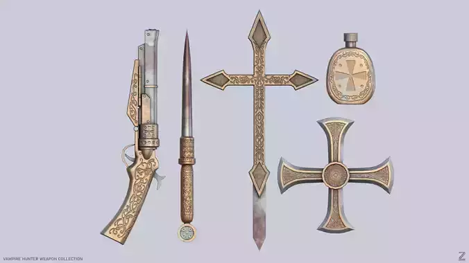 Vampire hunter weapon collection 