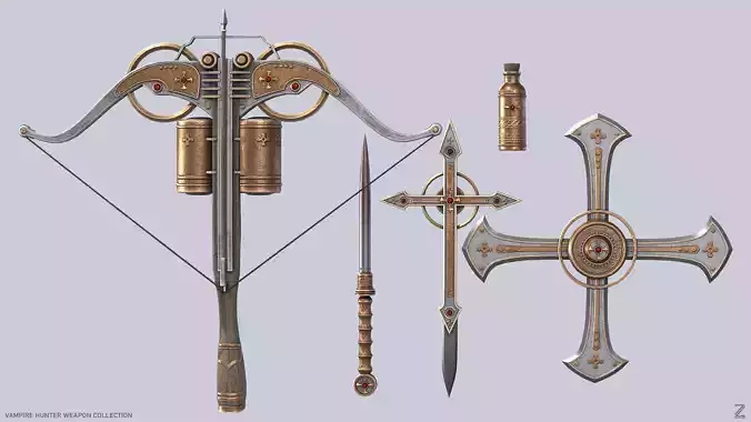 Vampire hunter weapon collection 