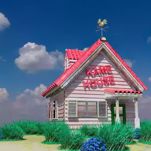 Dragonball Kame House 3D Model Free 3D model