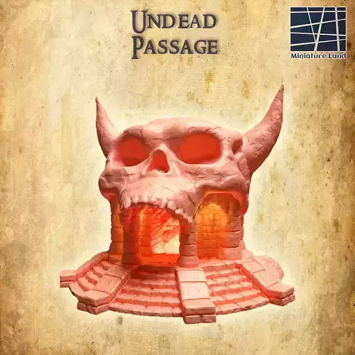 Undead Passage Tabletop Terrain 28 MM