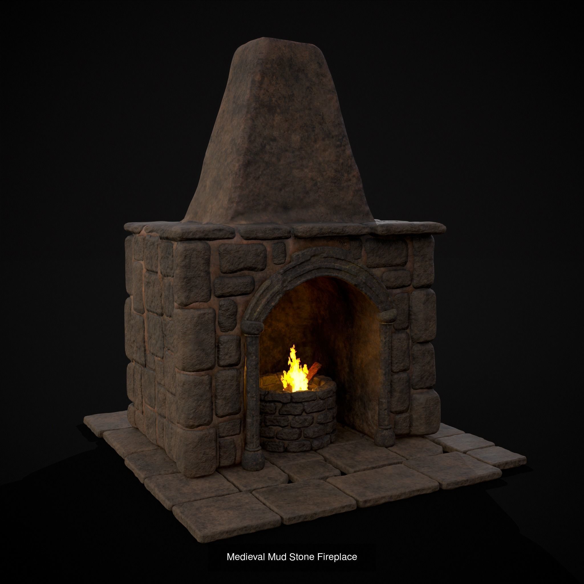 Medieval Fires 3D Model Collection_8