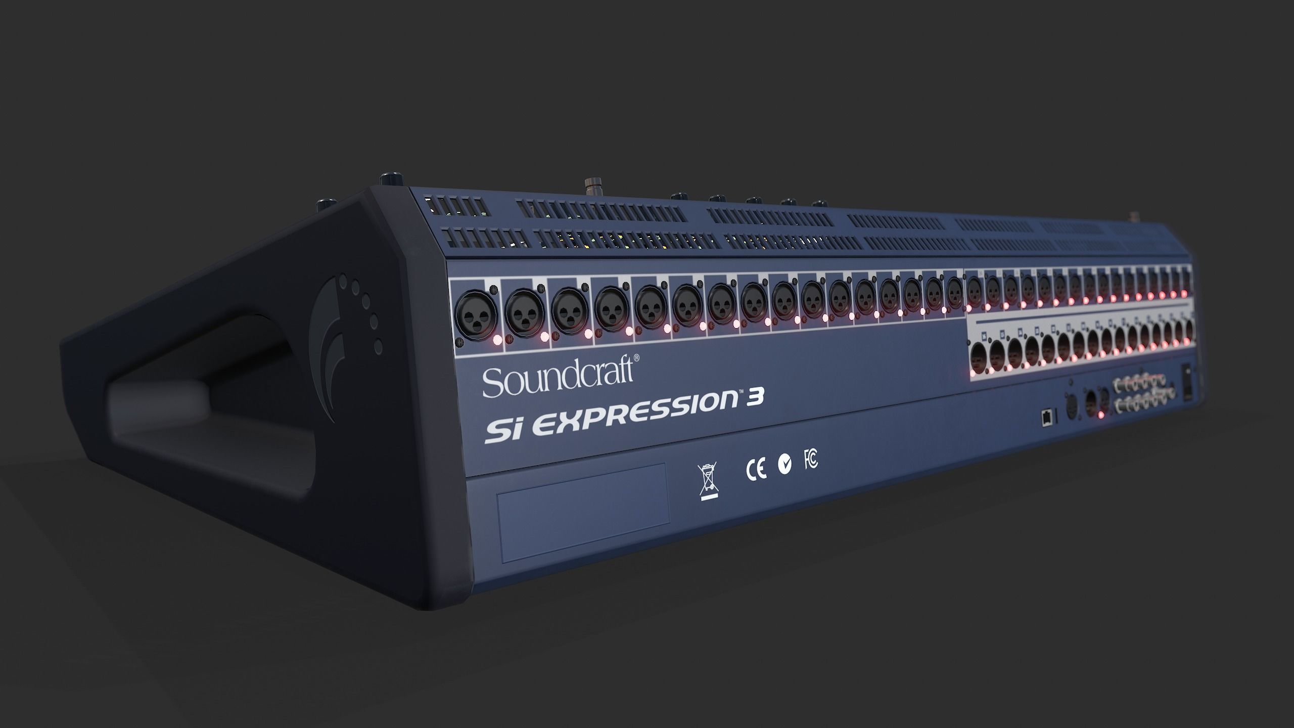 SiExpression3 Audio Mixer 3D Model 3D model_11