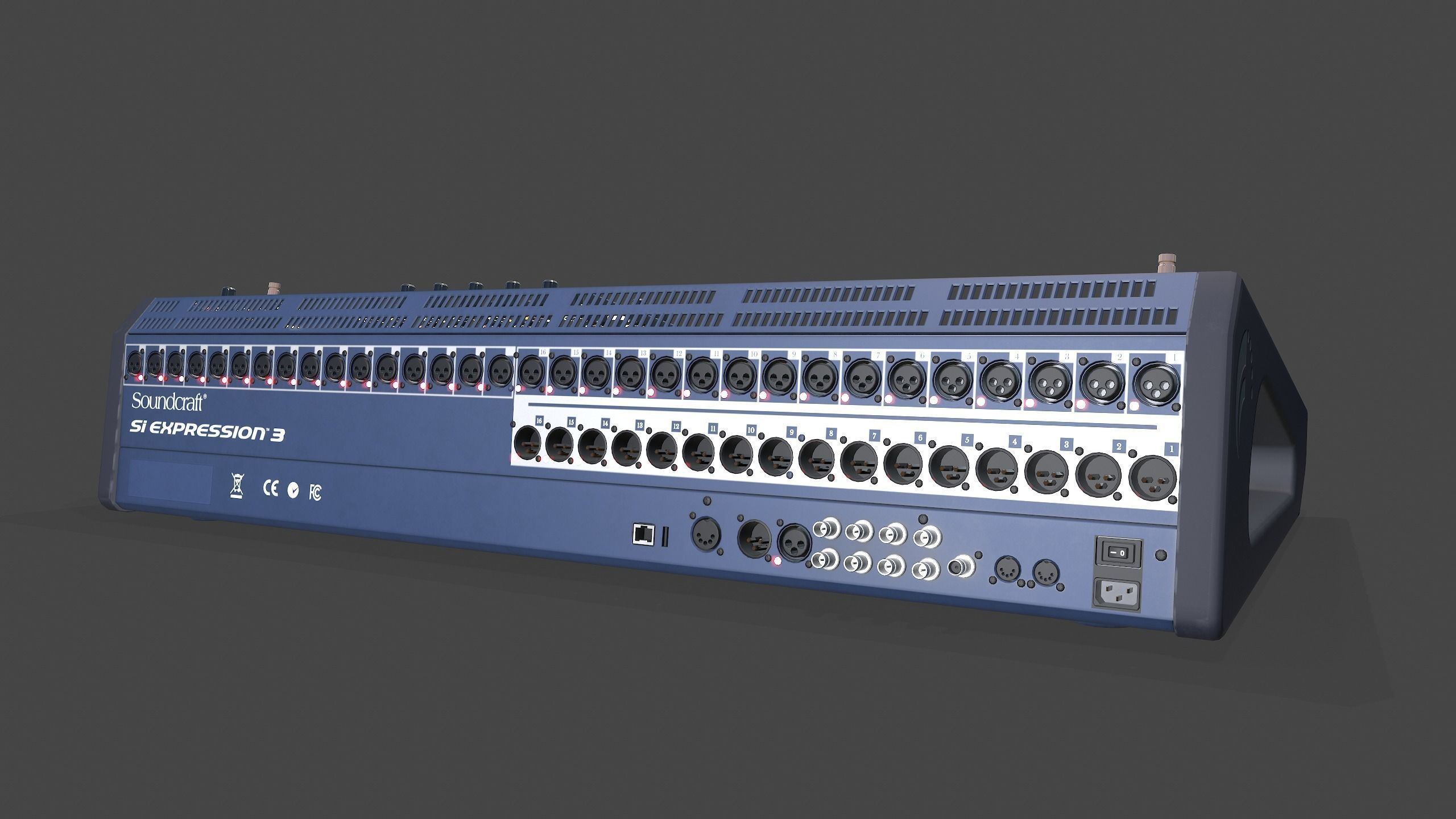 SiExpression3 Audio Mixer 3D Model 3D model_7