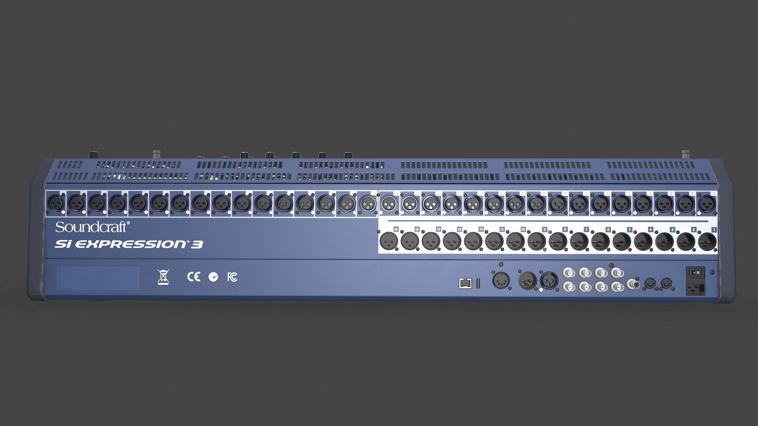 SiExpression3 Audio Mixer 3D Model 3D model_9