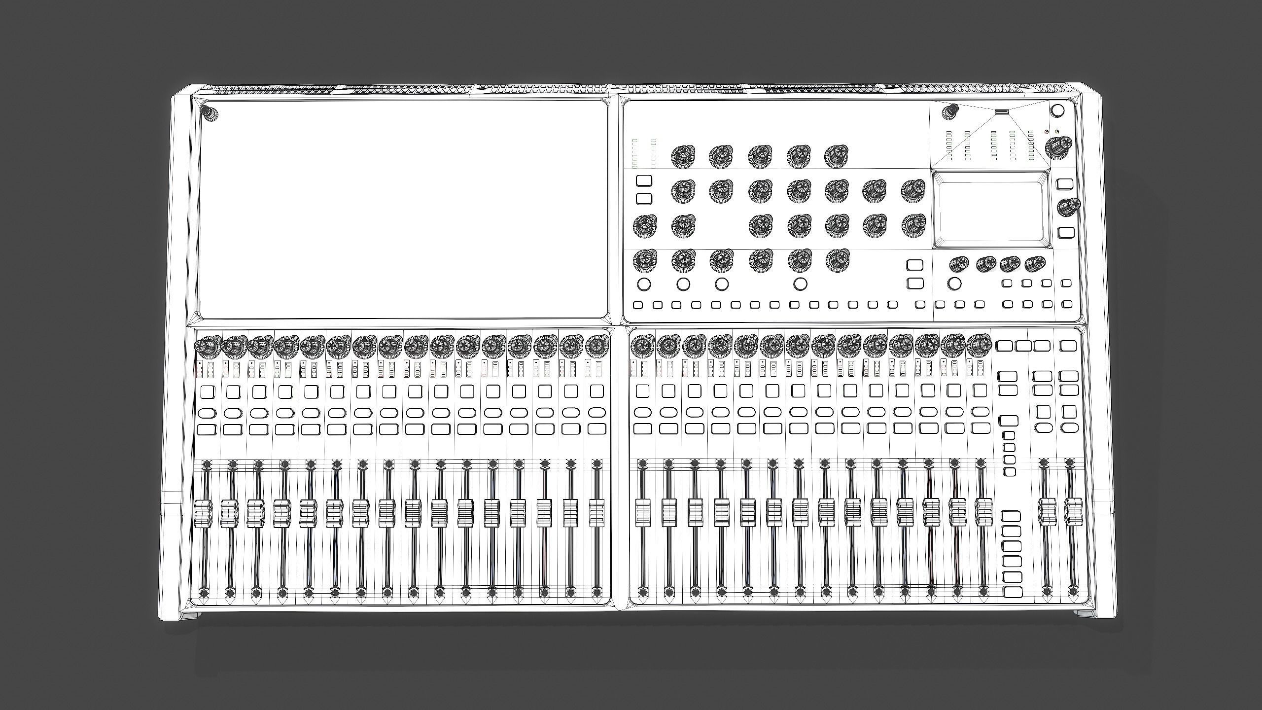 SiExpression3 Audio Mixer 3D Model 3D model_8