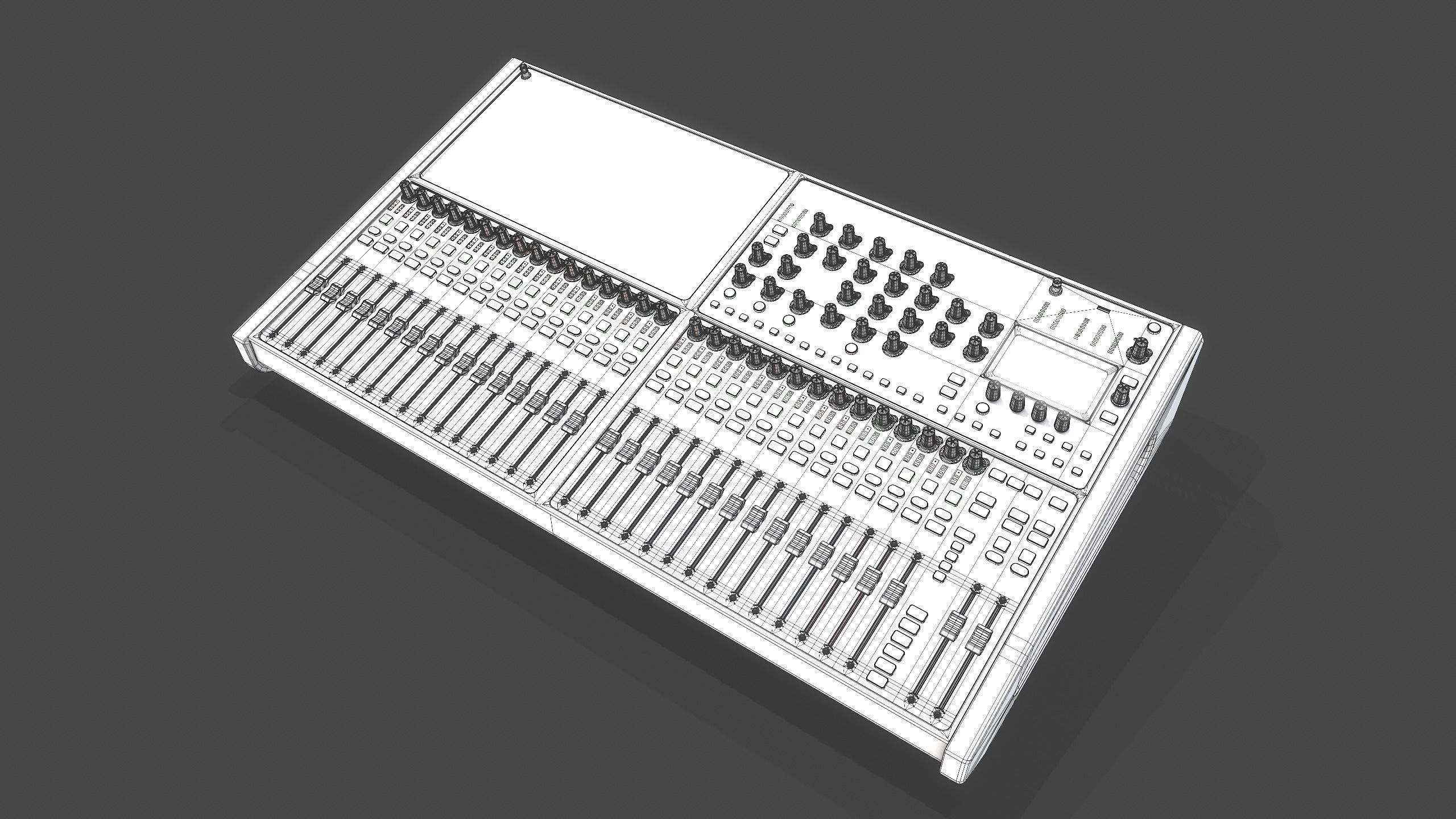 SiExpression3 Audio Mixer 3D Model 3D model_12
