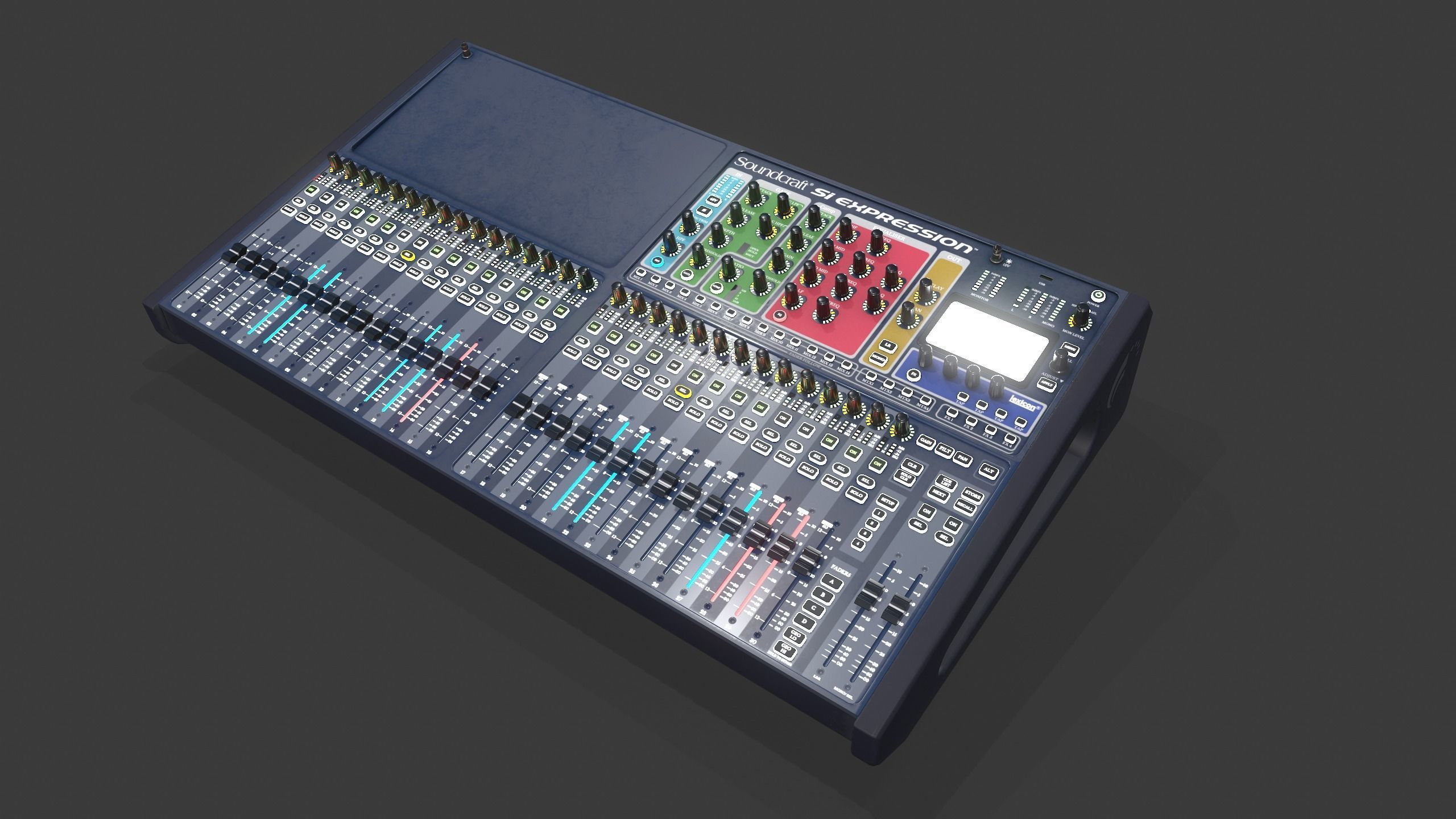 SiExpression3 Audio Mixer 3D Model 3D model_3