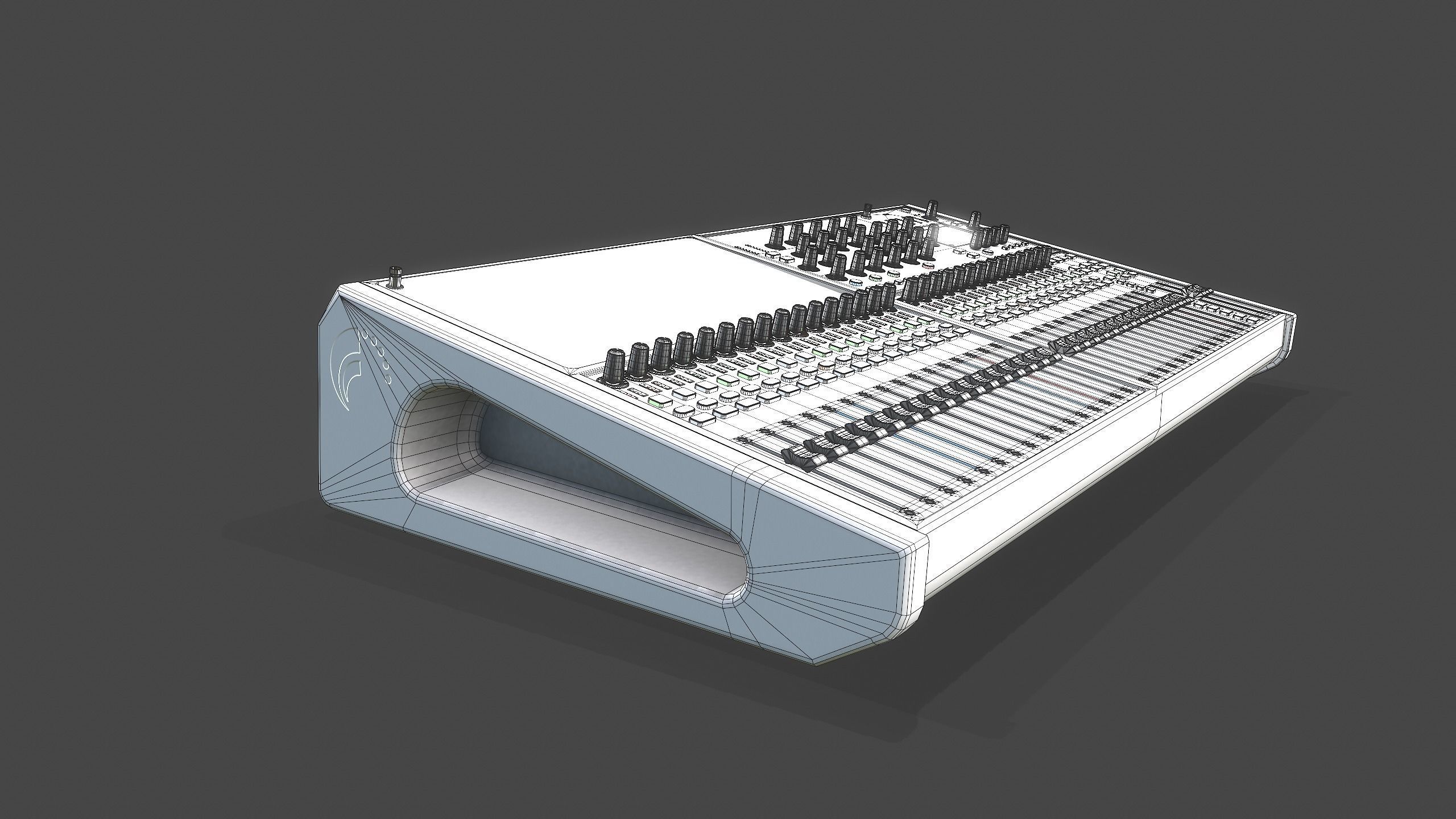 SiExpression3 Audio Mixer 3D Model 3D model_10