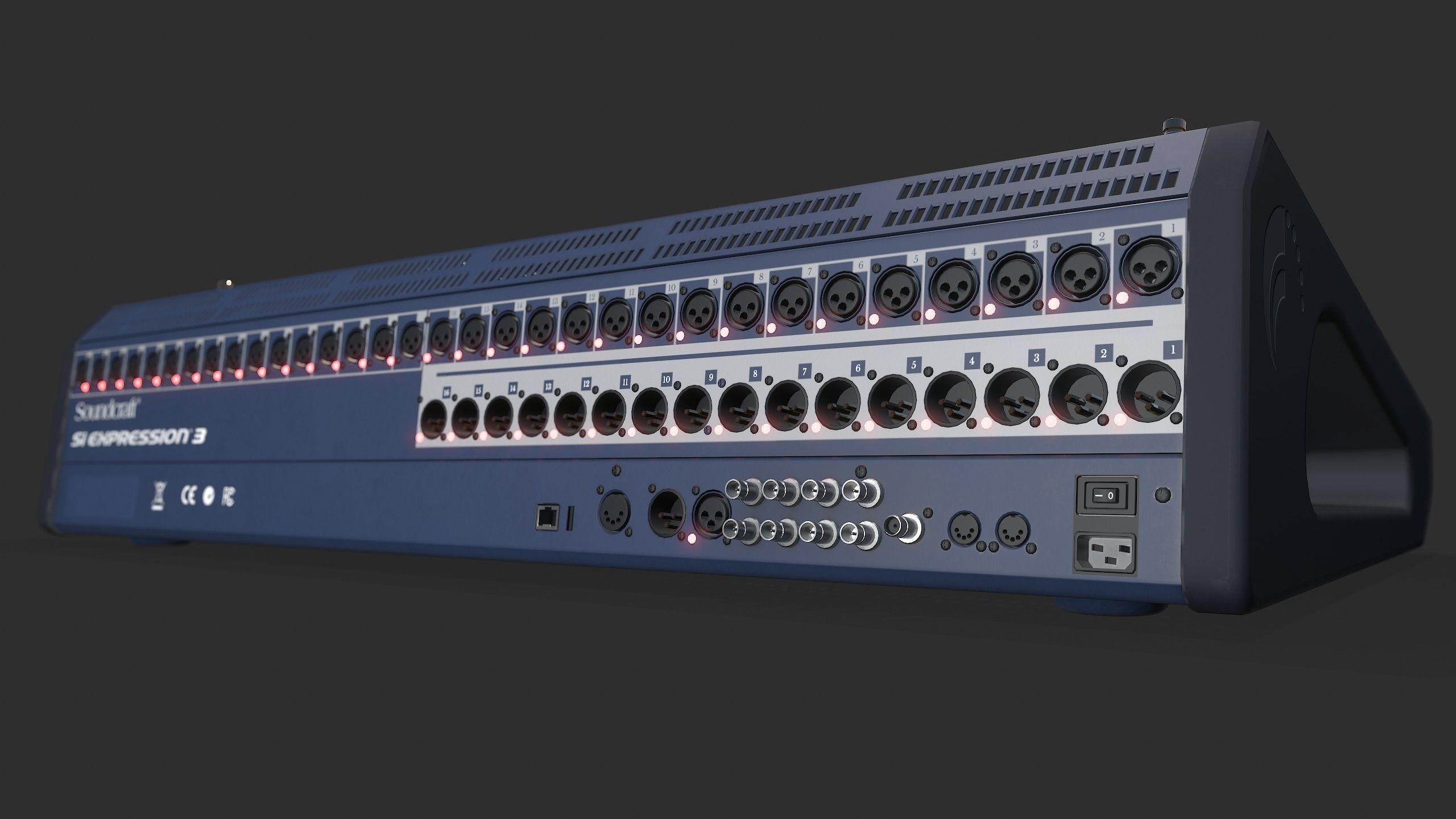 SiExpression3 Audio Mixer 3D Model 3D model_16