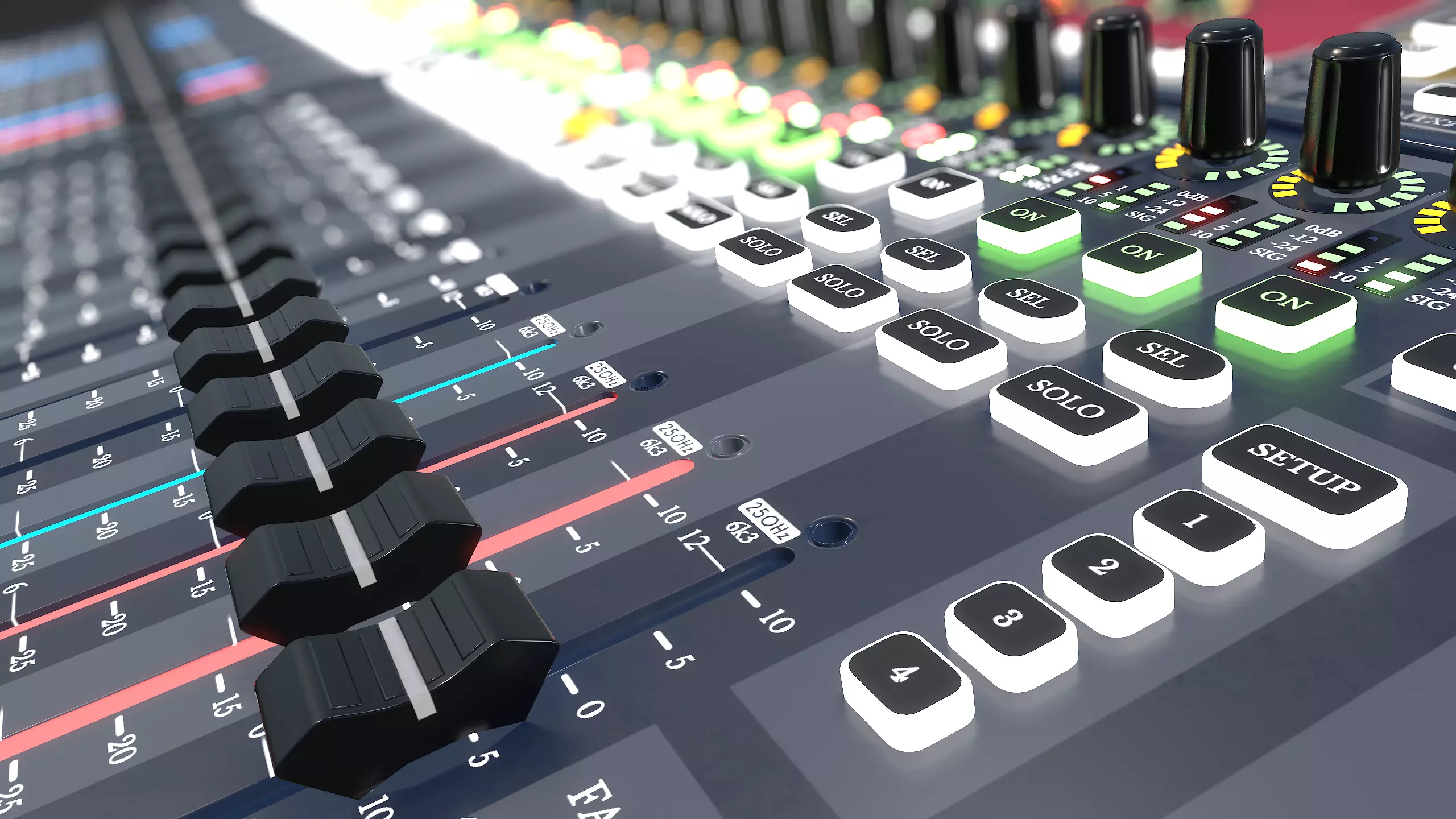 SiExpression3 Audio Mixer 3D Model 3D model_0