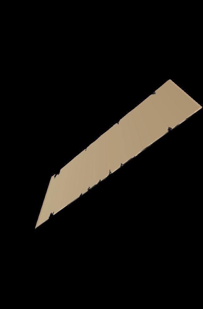 OPEN OLD PAPER SCROLL Free 3D model_4