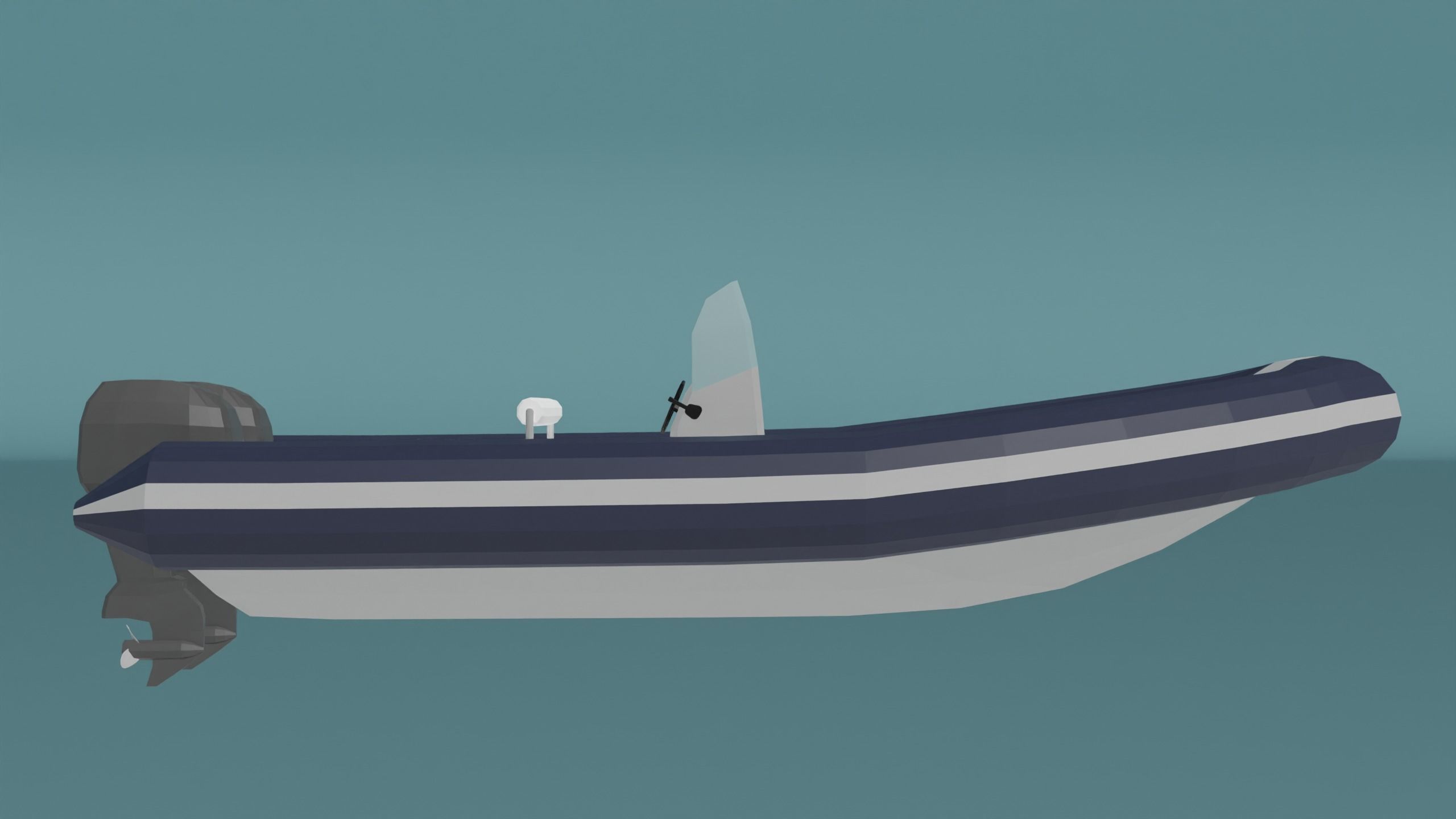 Boats Pack Free low-poly 3D model_17