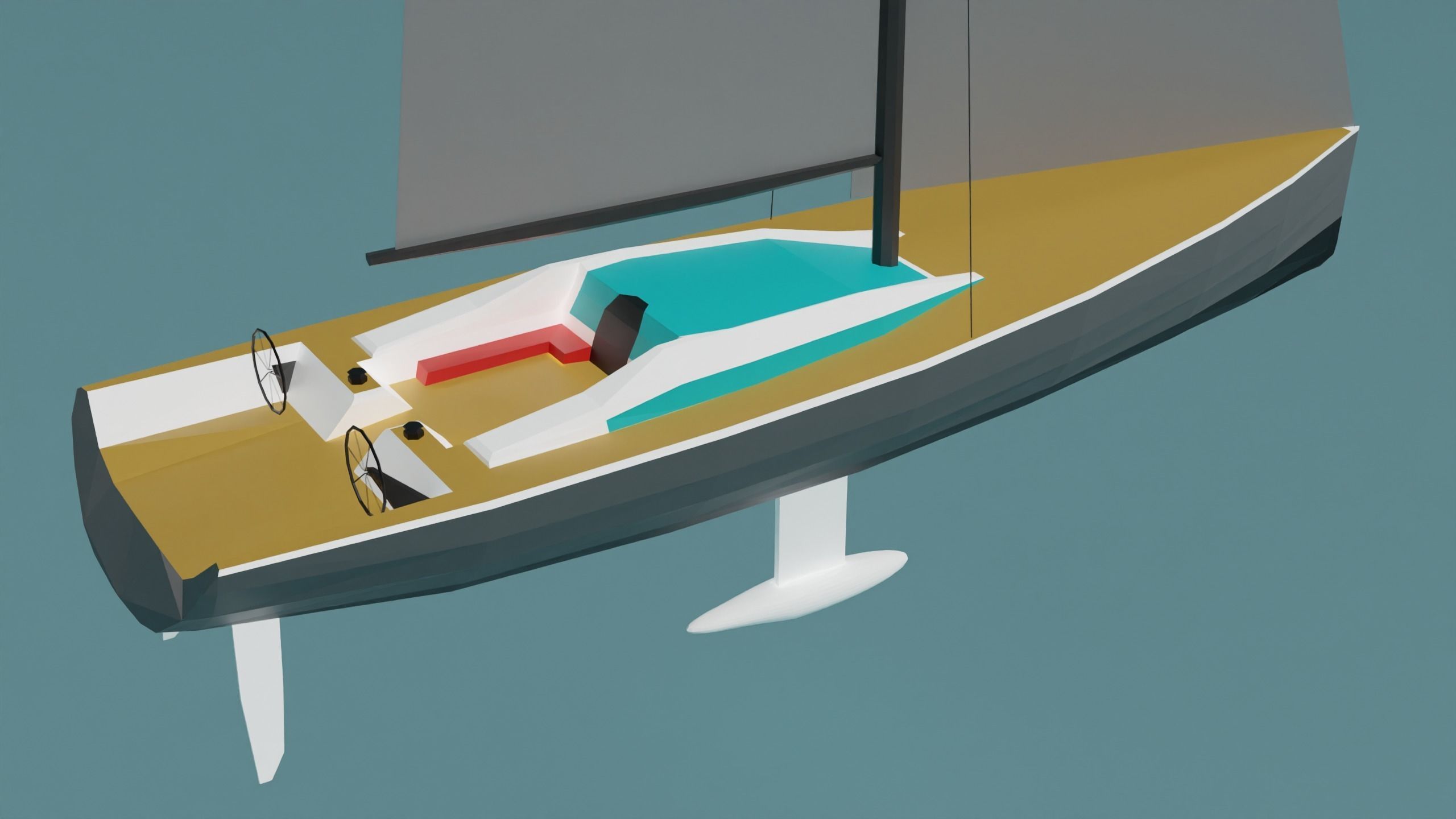 Boats Pack Free low-poly 3D model_21