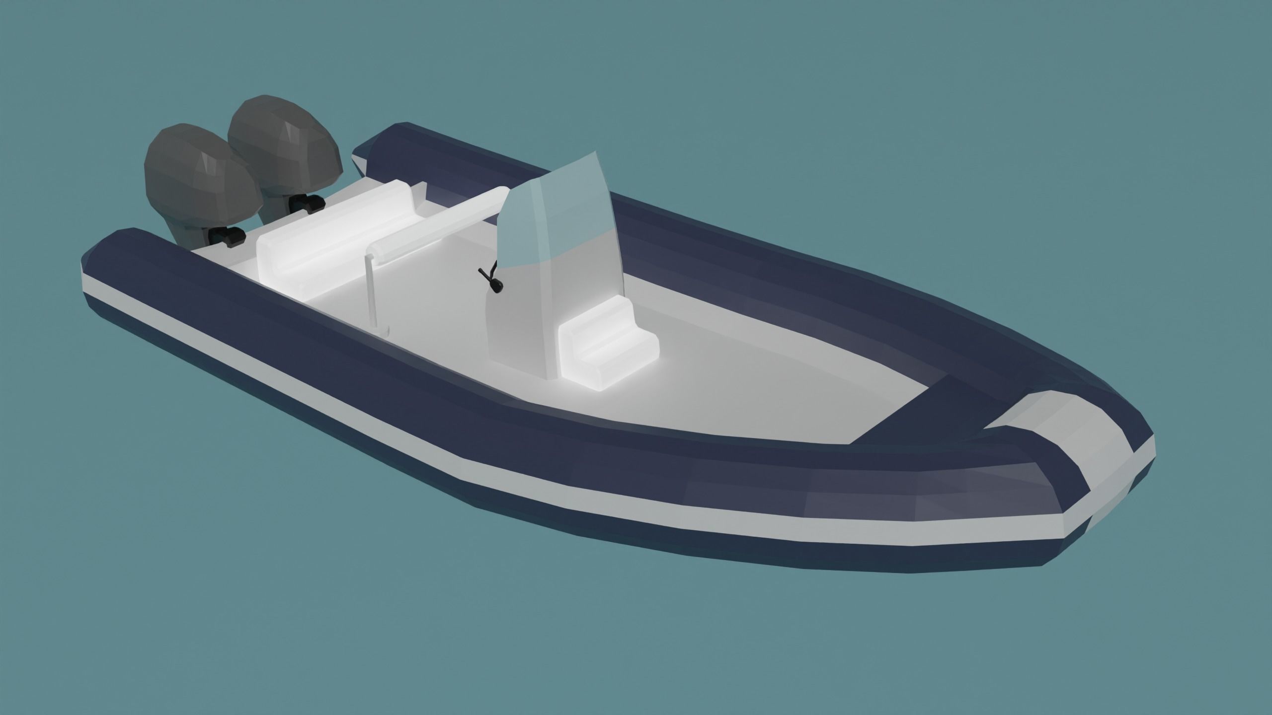 Boats Pack Free low-poly 3D model_16